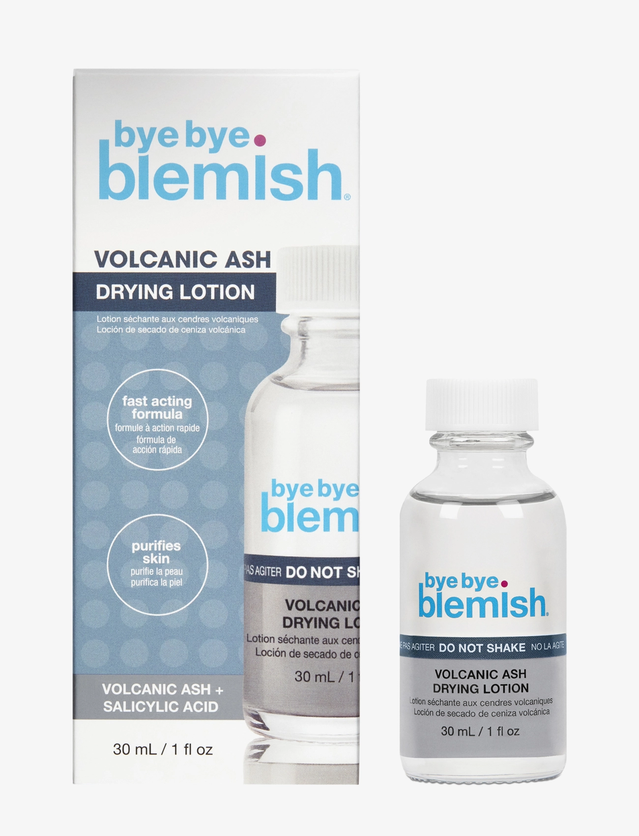 Bye bye Blemish Drying Lotion Volcanic Ash - Spotbehandlinger - N/A / clear