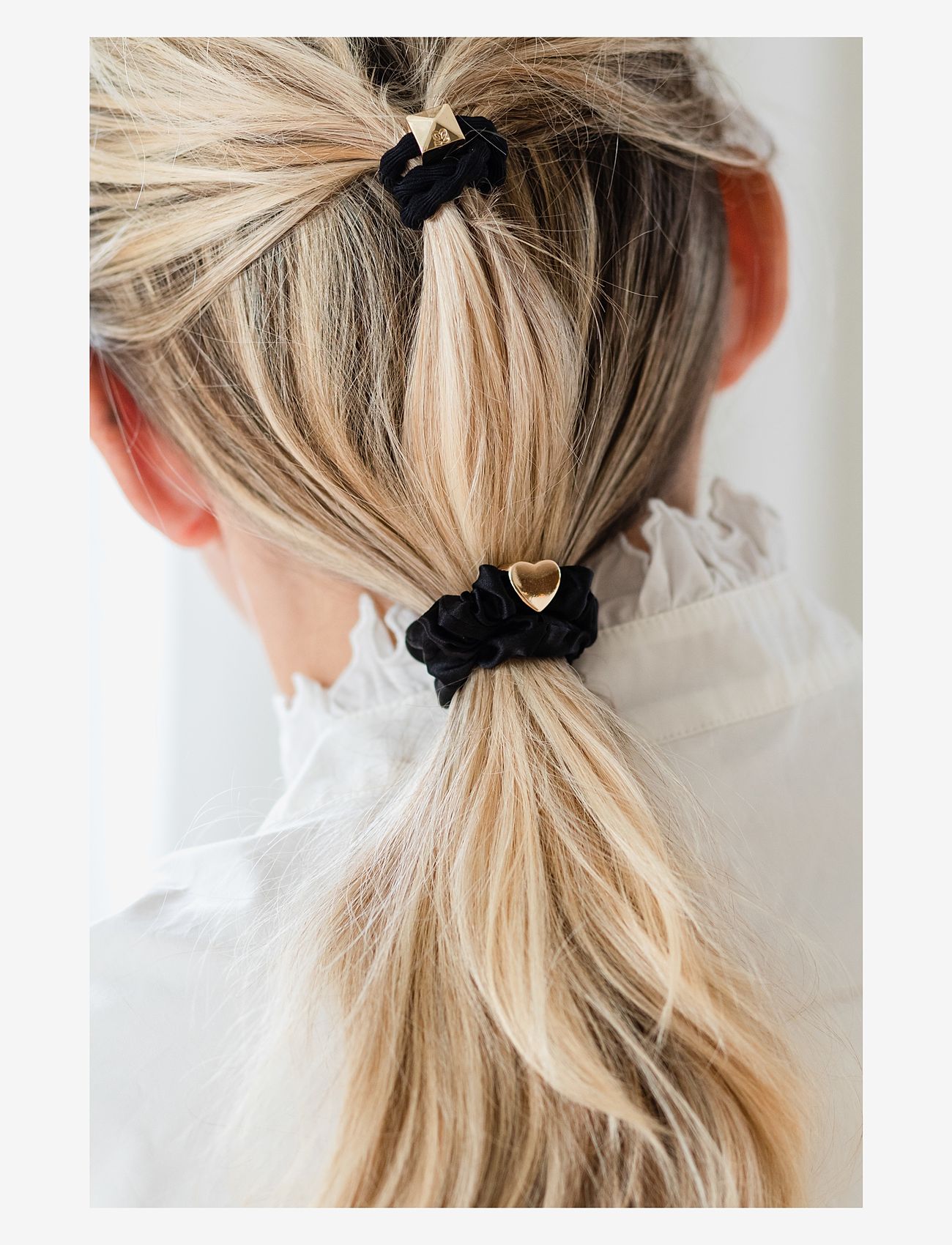 ByEloise - The Black - hårsnoddar - multicolor - 1