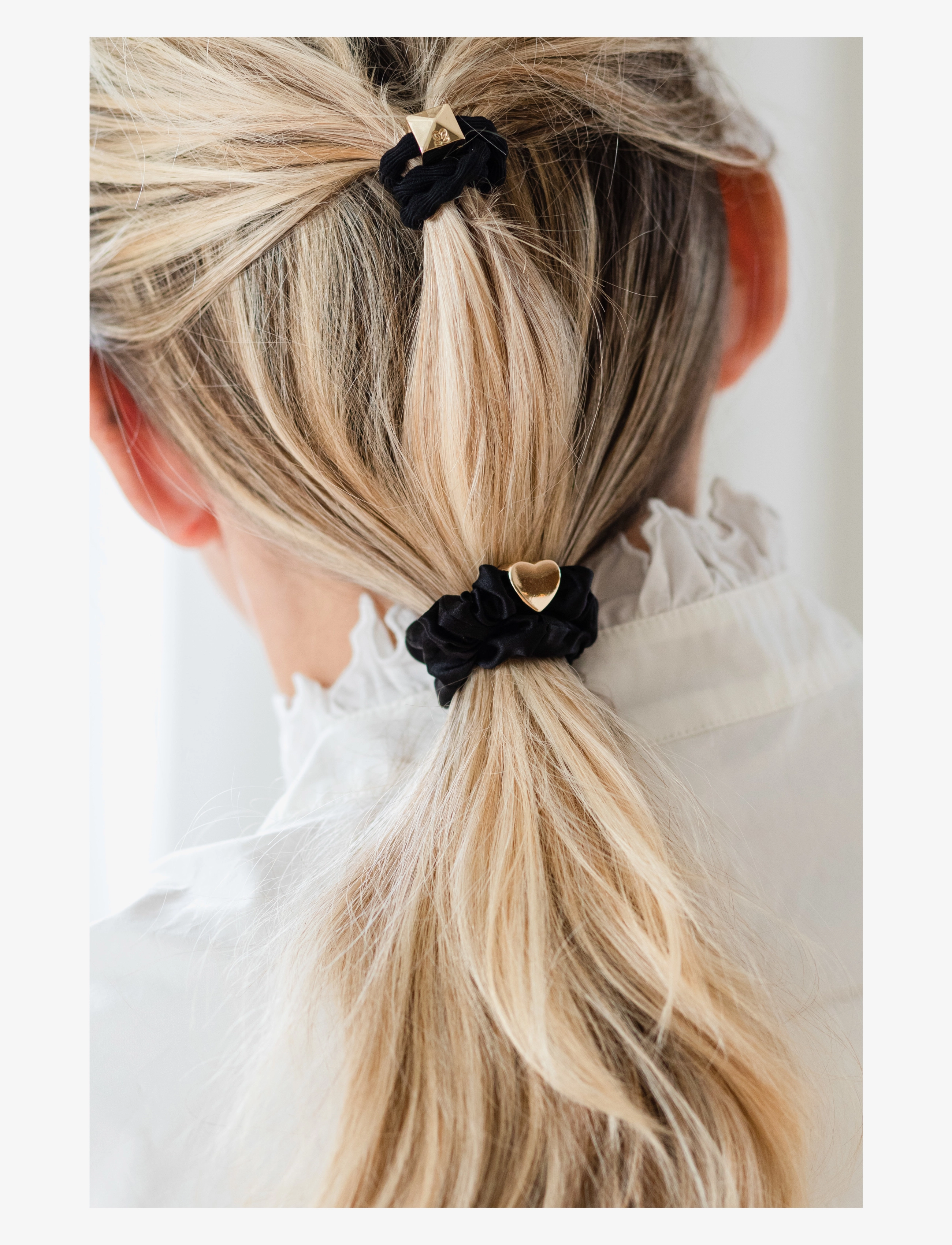 ByEloise - The Black - hårsnoddar - multicolor - 1