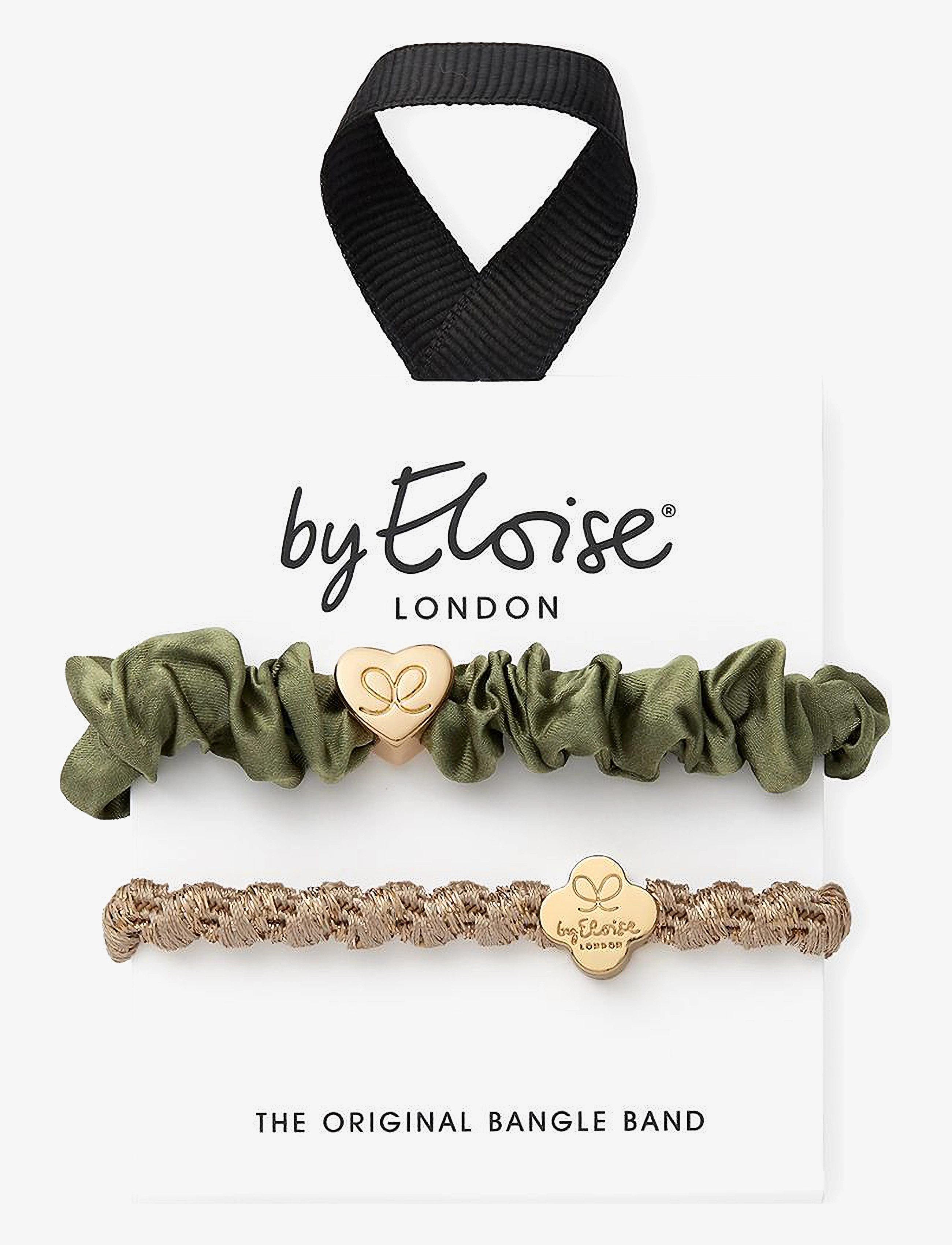 ByEloise Olive & Gold, Kvinder, Hårbånd Armbånd Sæt, Multi/mønstret, Str: ONE SIZE