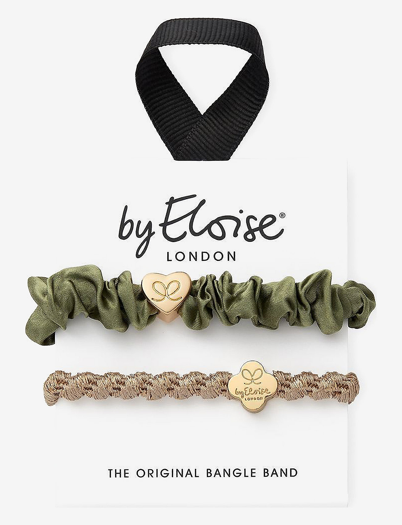 ByEloise - Olive & Gold - scrunchies ja patsikummid - multicolor - 0