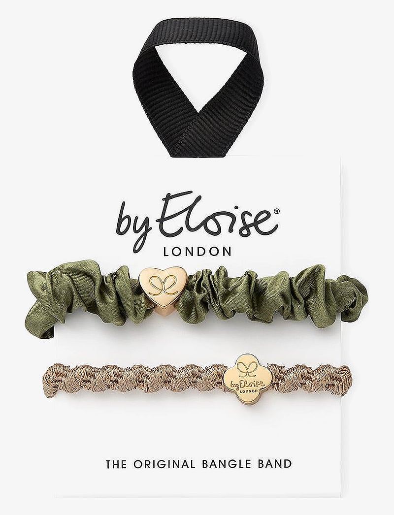 ByEloise - Olive & Gold - scrunchies ja patsikummid - multicolor - 0
