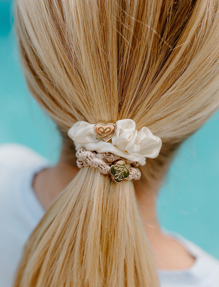 ByEloise - Cream and Gold - juuksepaelad ja -klambrid - cream/blonde - 0