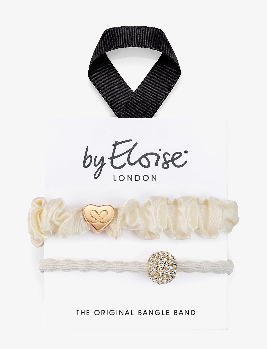 ByEloise - Elegant Ivory - hårsnoddar och hårband - white - 0