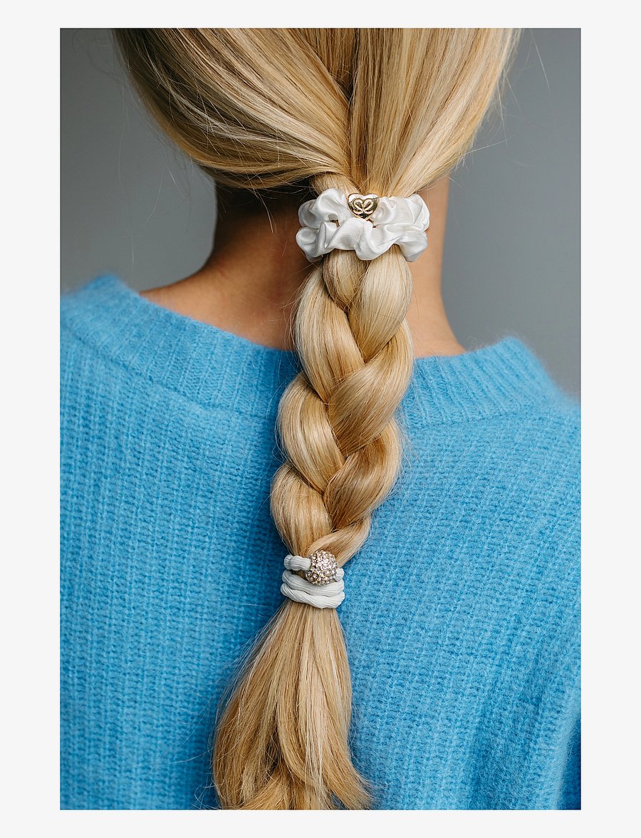 ByEloise - Elegant Ivory - hårsnoddar och hårband - white - 2
