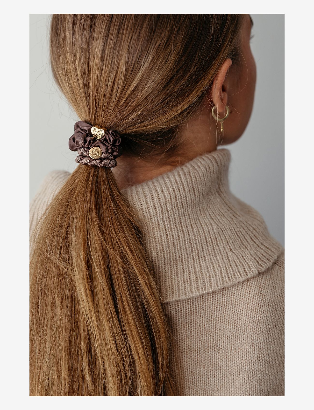 ByEloise - Miss Mocha - hårsnoddar - brown - 2