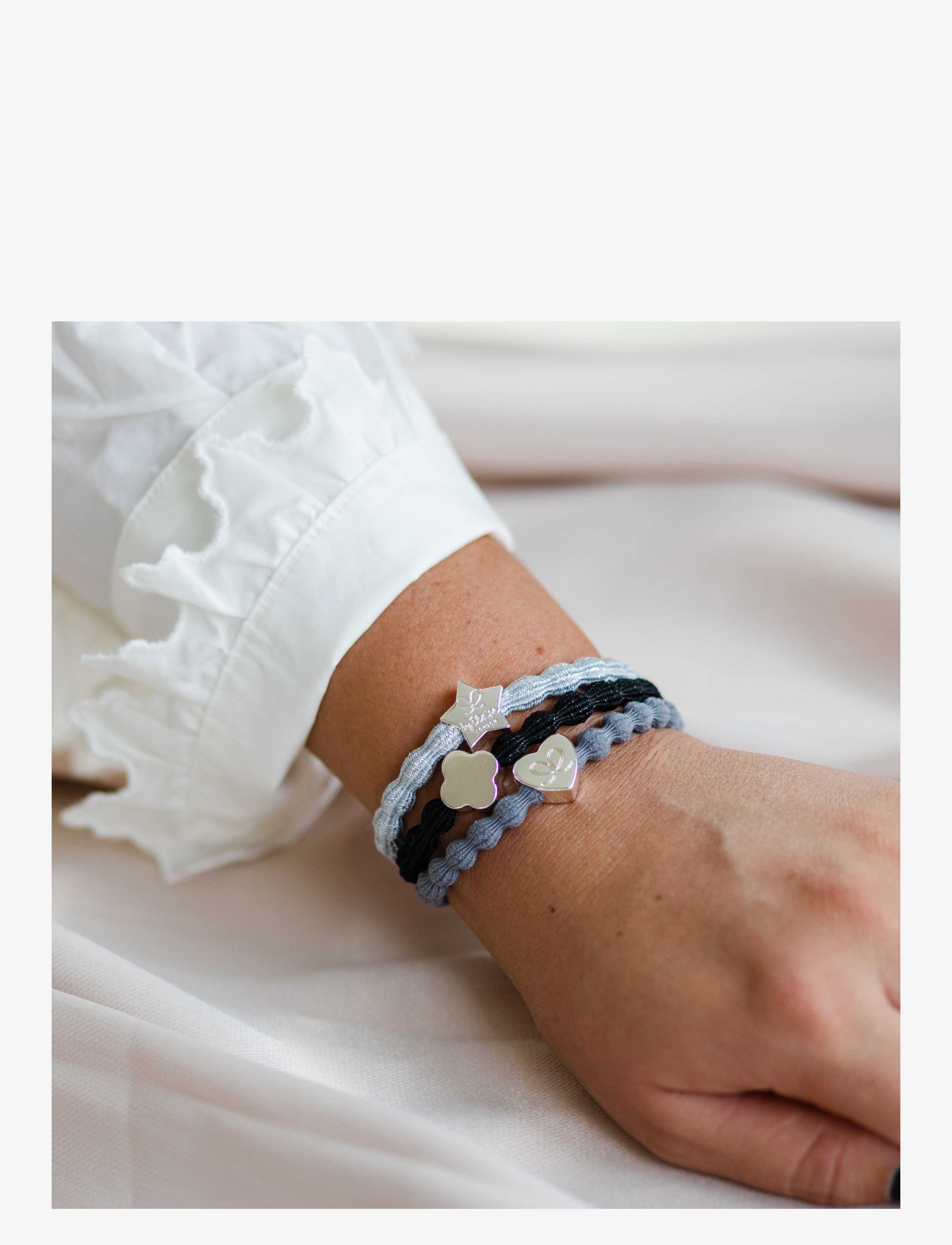 ByEloise - Stylish Silver - scrunchiet - multicolor - 1