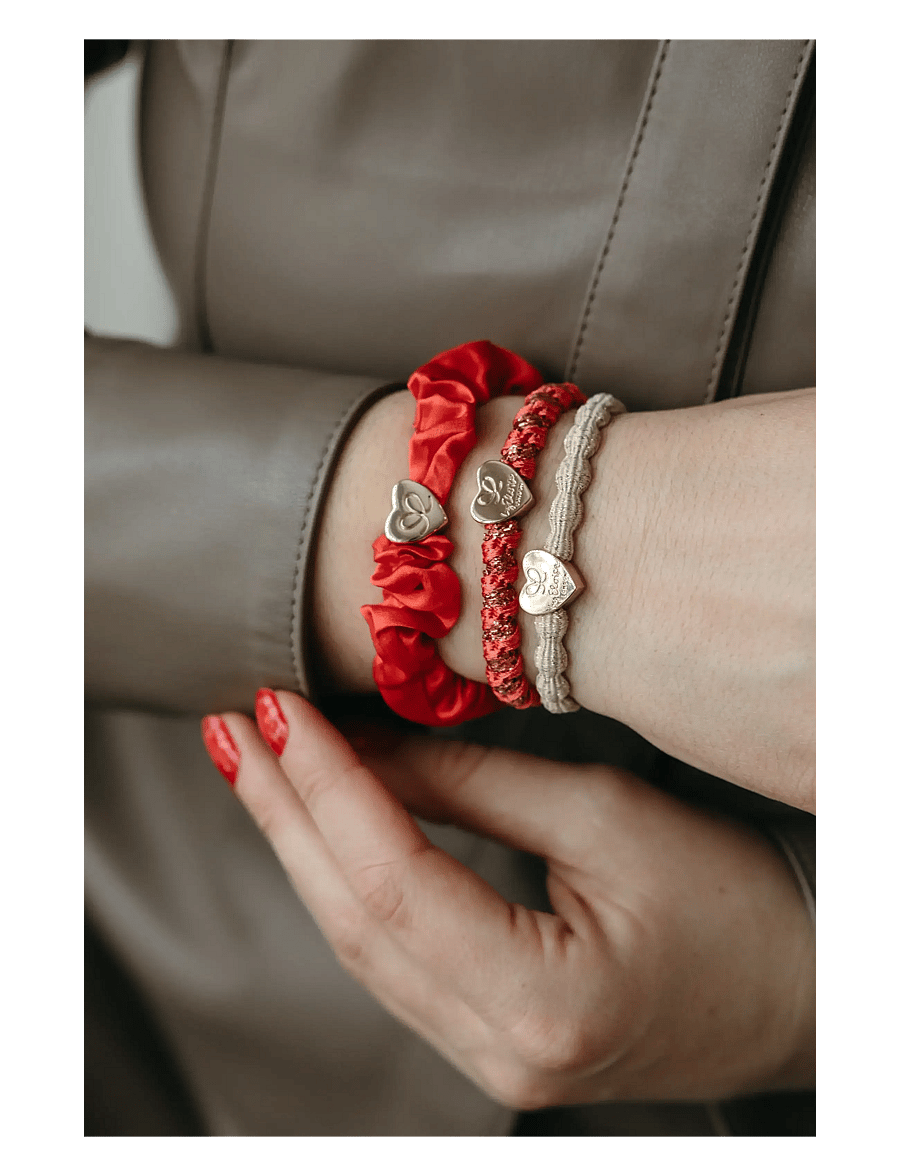 ByEloise - Valentine Hearts - hårsnoddar och hårband - mixed - 2