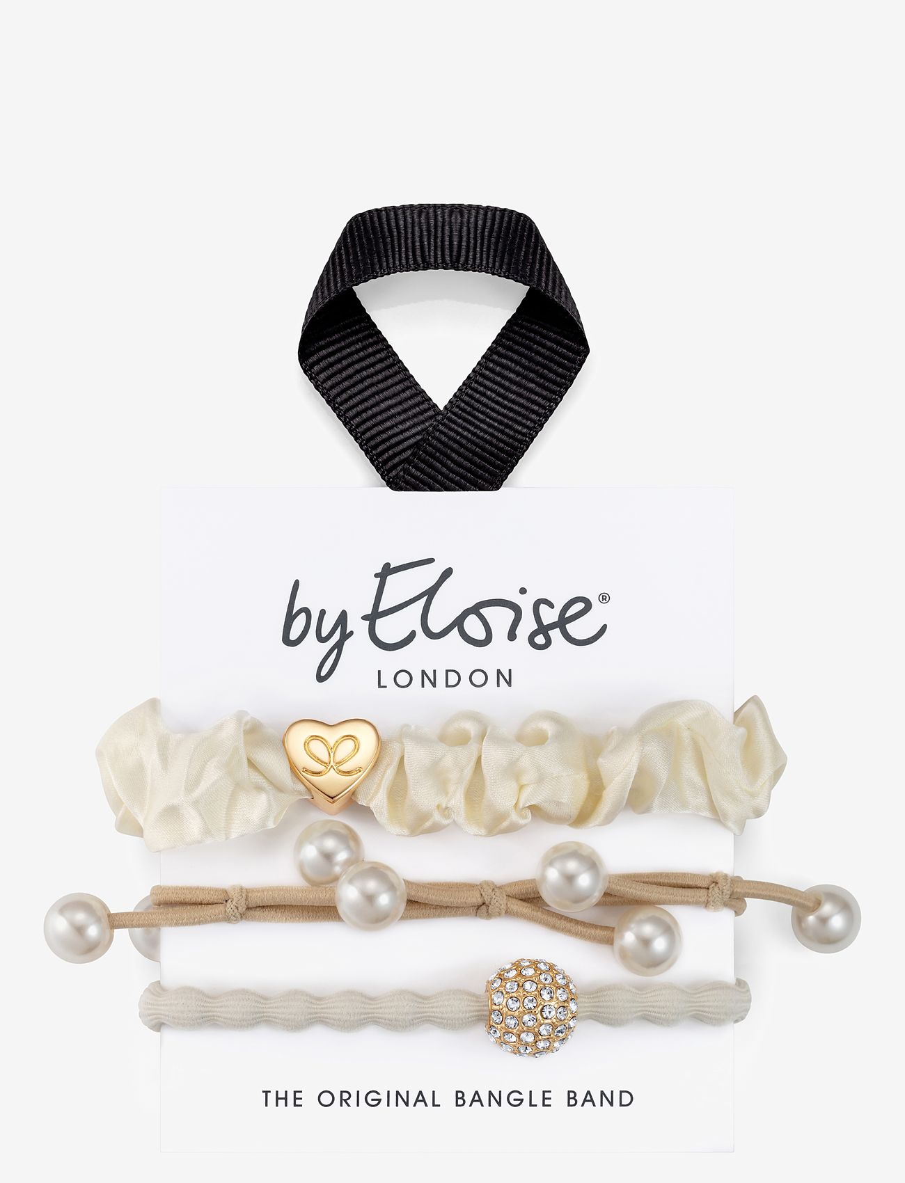 ByEloise - Valentine Hearts - hårsnoddar - white - 0