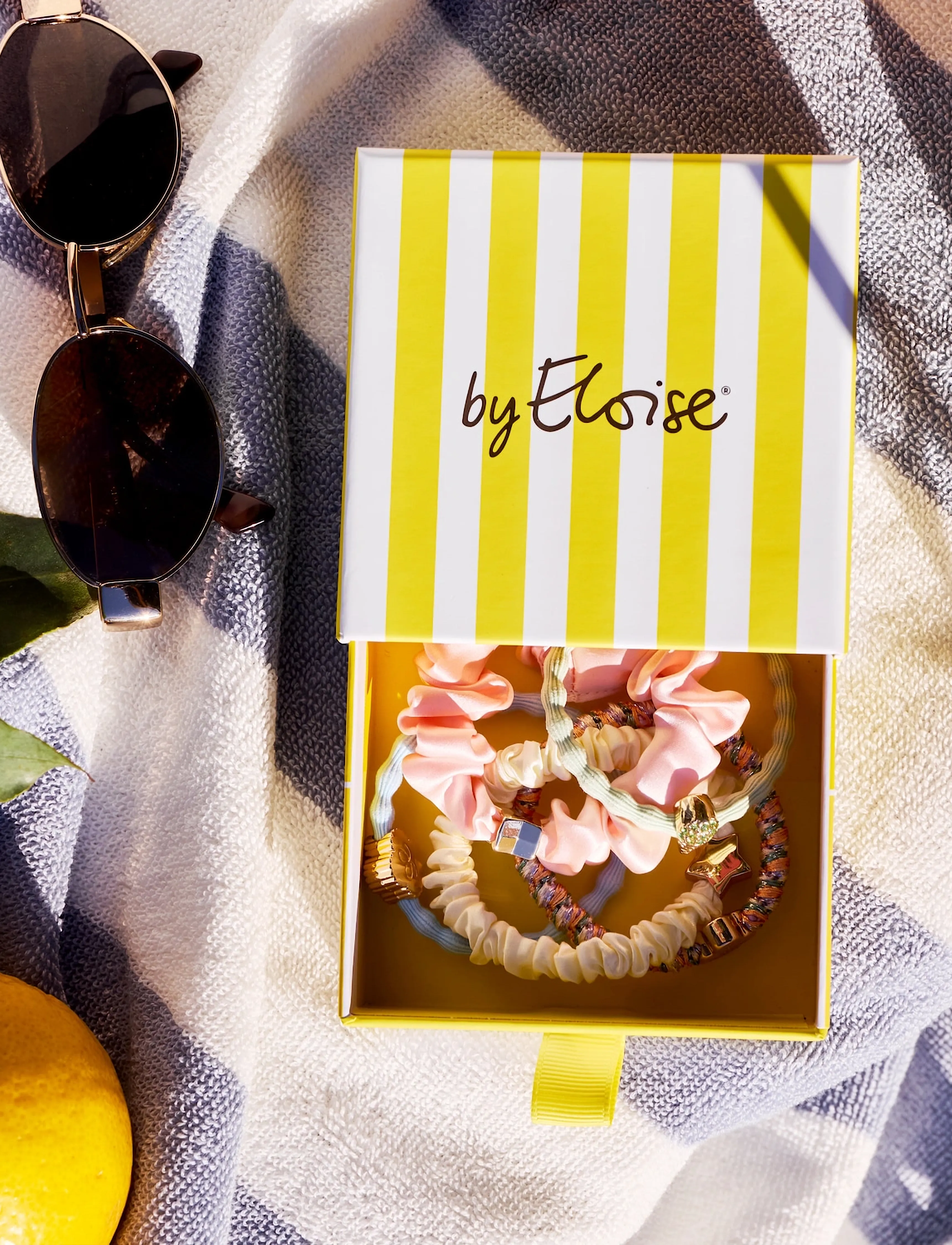 ByEloise Capri Gelato Box, One Size, Multi/patterned, Hårtilbehør > Scrunchies & Hair Ties, Børn