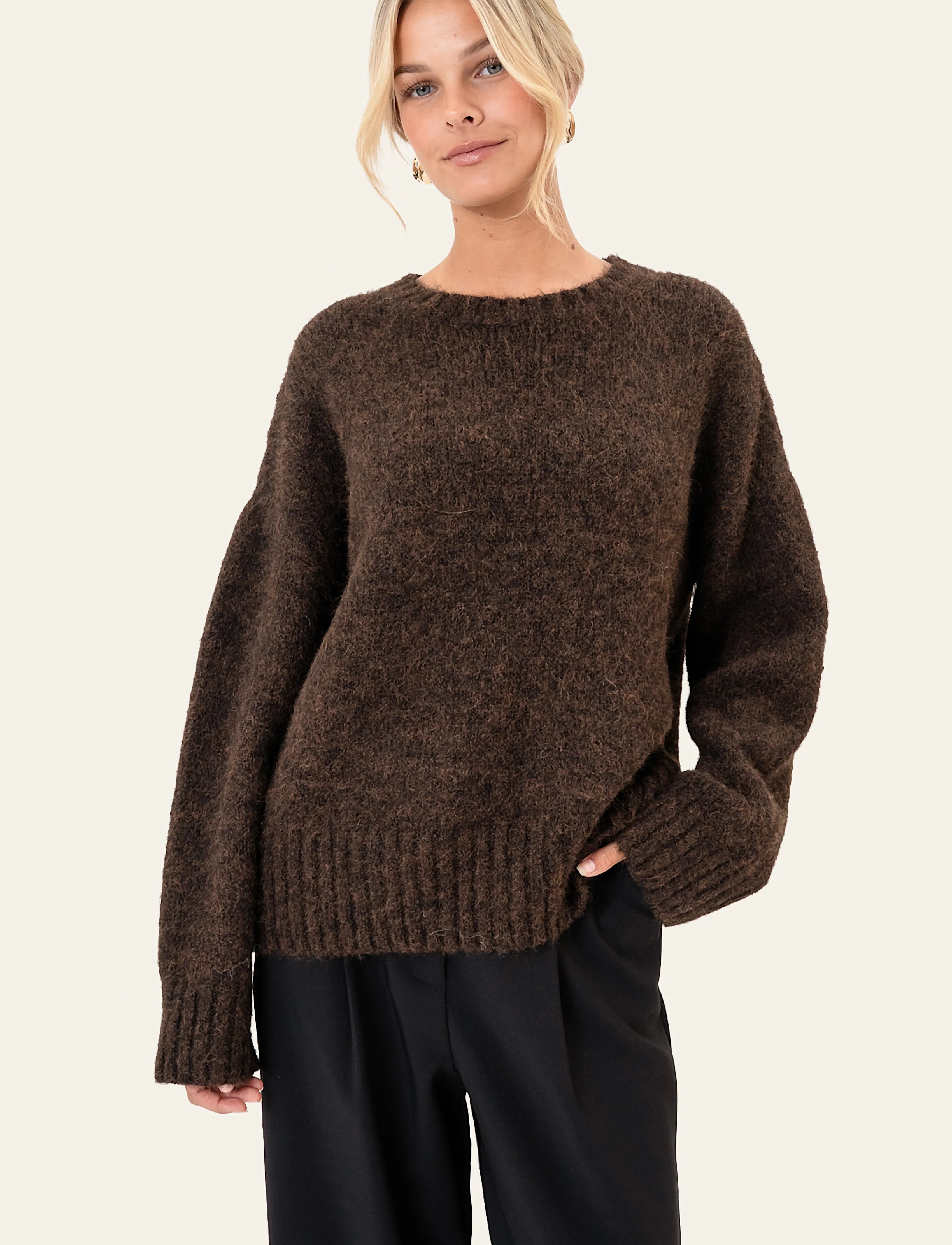 BYIC - MaisyIC Pullover - pullover - dark brown - 0