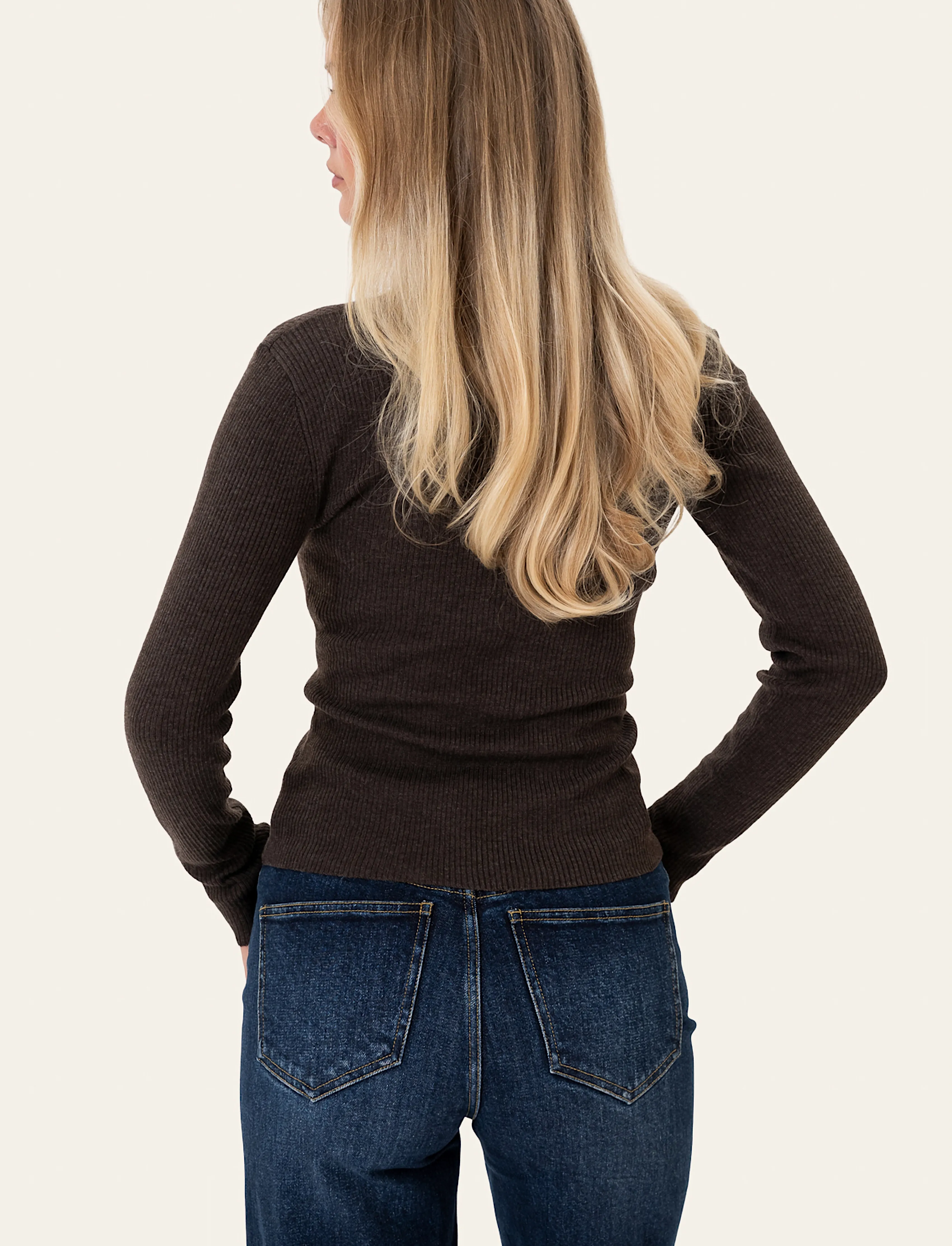 BYIC - ElvieIC Polo - pullover - dark brown - 3