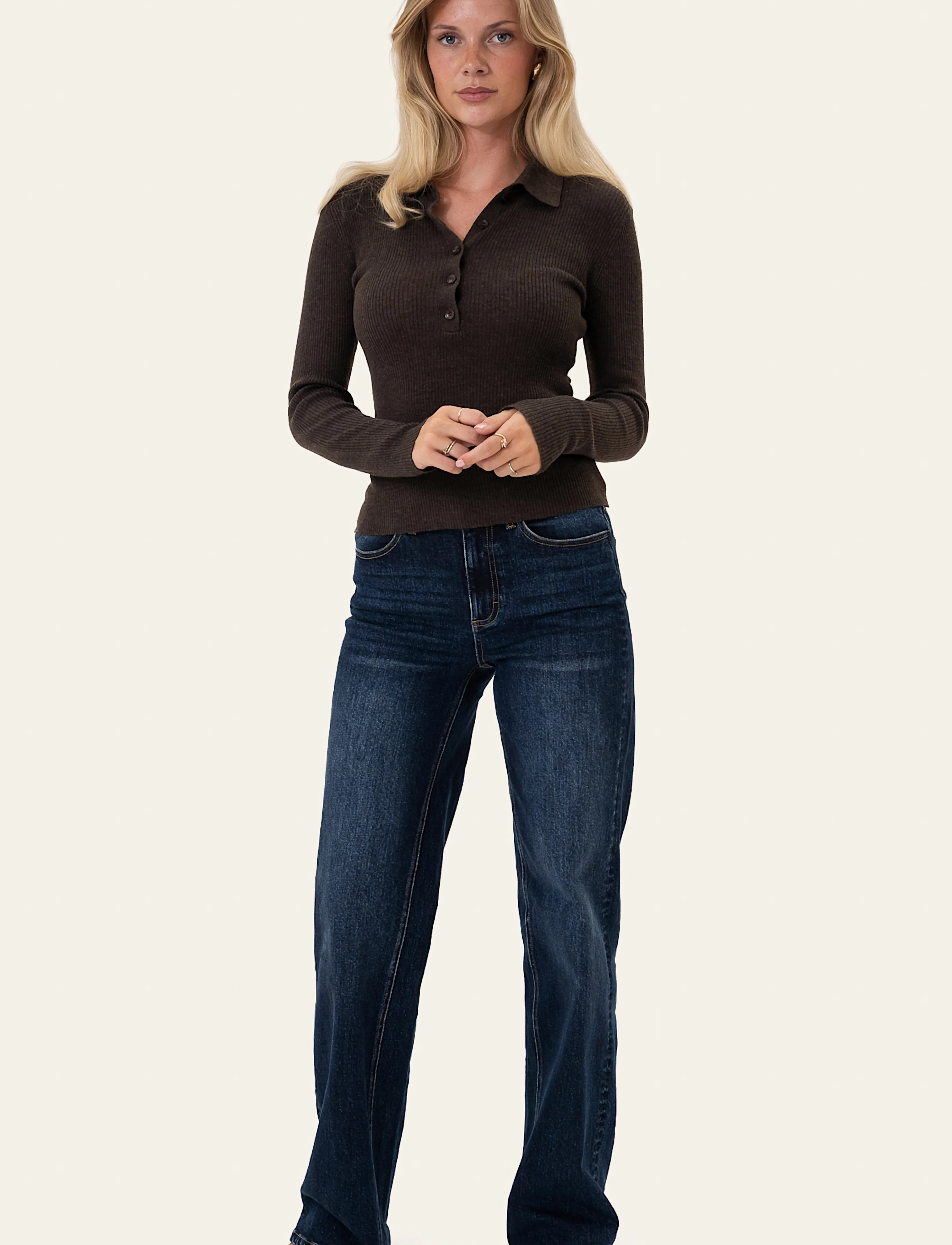 BYIC - ElvieIC Polo - pullover - dark brown - 5