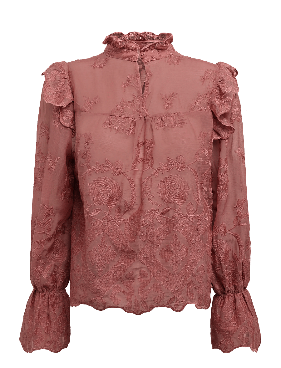 BYIC - EllinorIC Lace Dress - blondekjoler - dusty rose - 1
