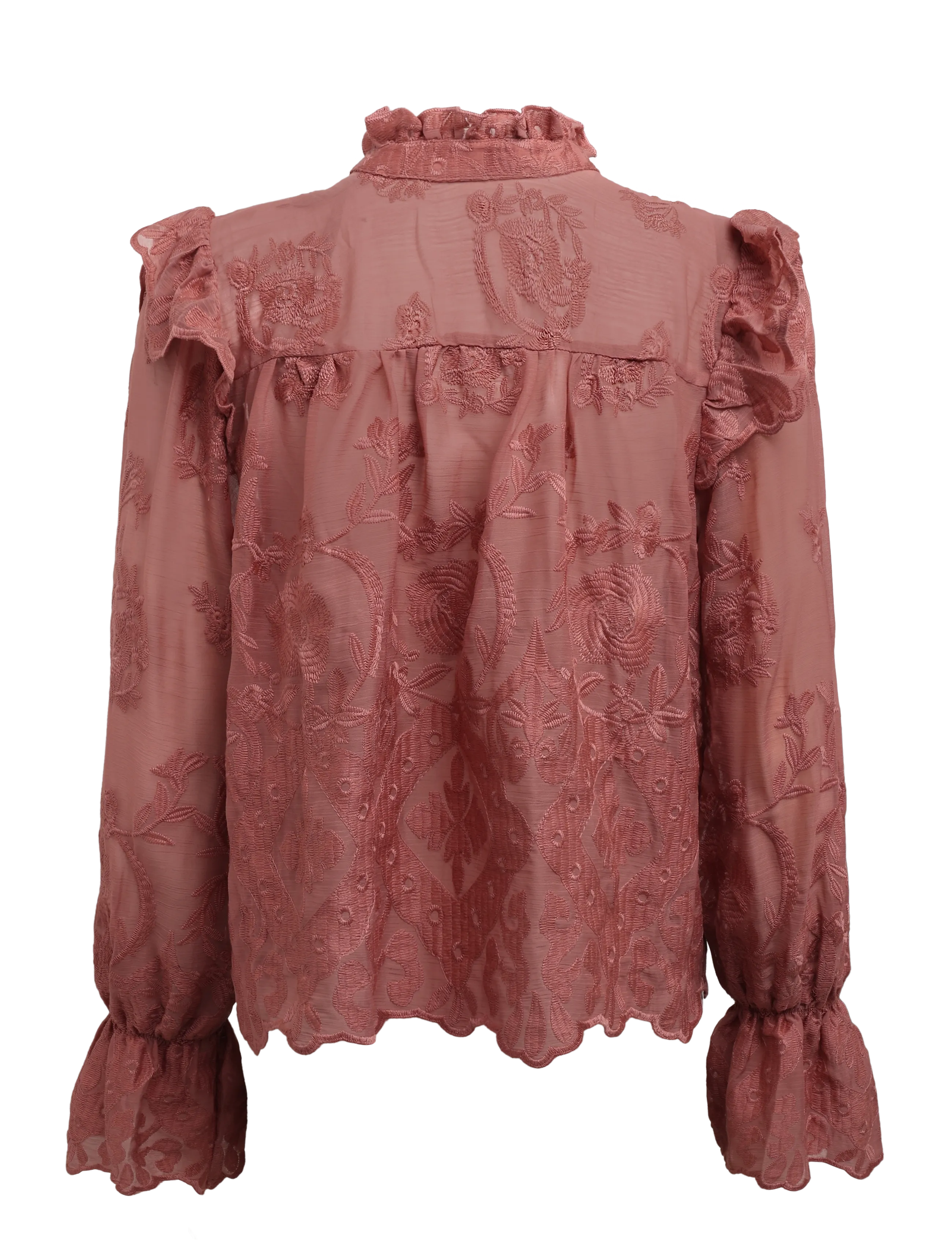 BYIC - EllinorIC Lace Dress - blondekjoler - dusty rose - 2