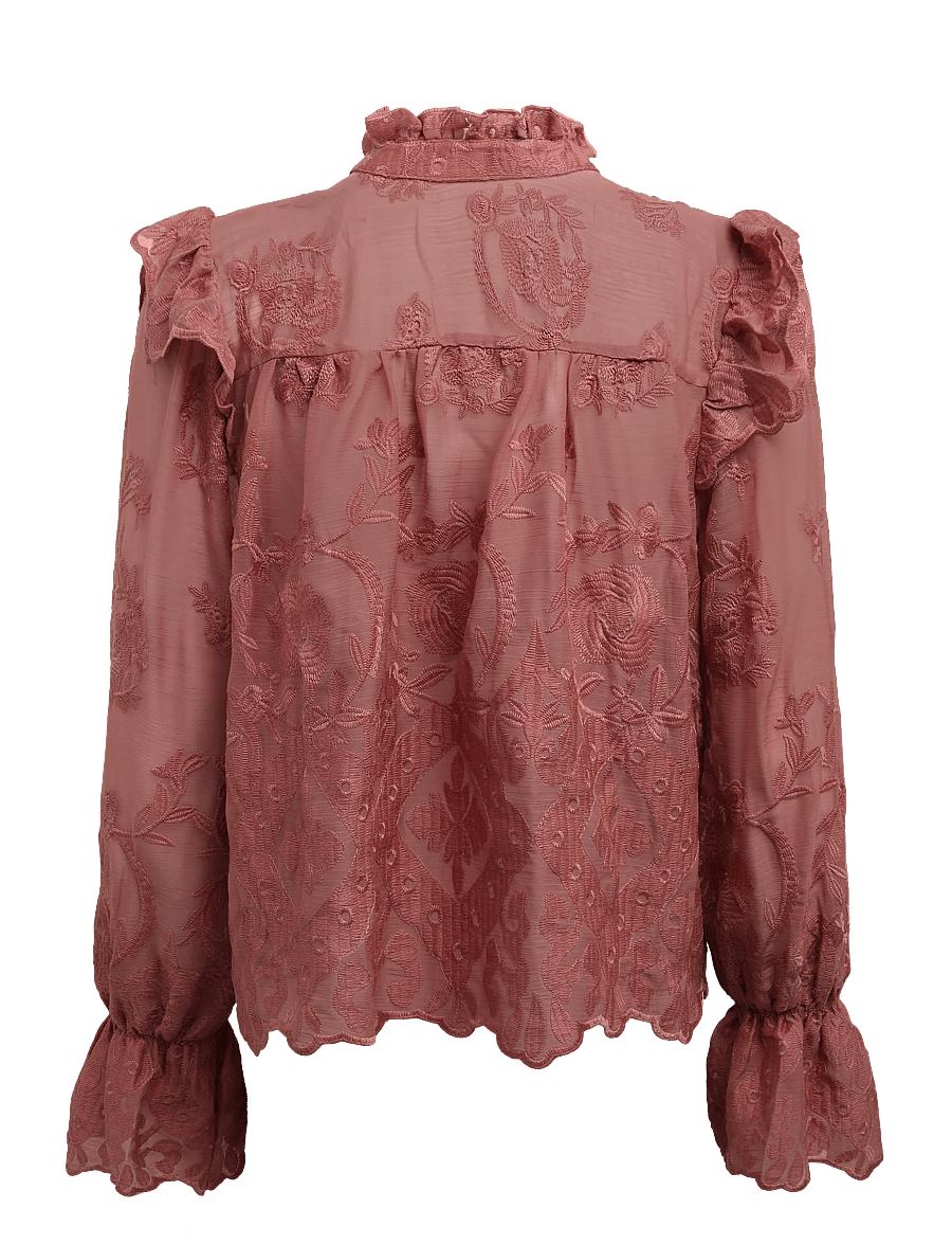 BYIC - EllinorIC Lace Dress - blondekjoler - dusty rose - 2