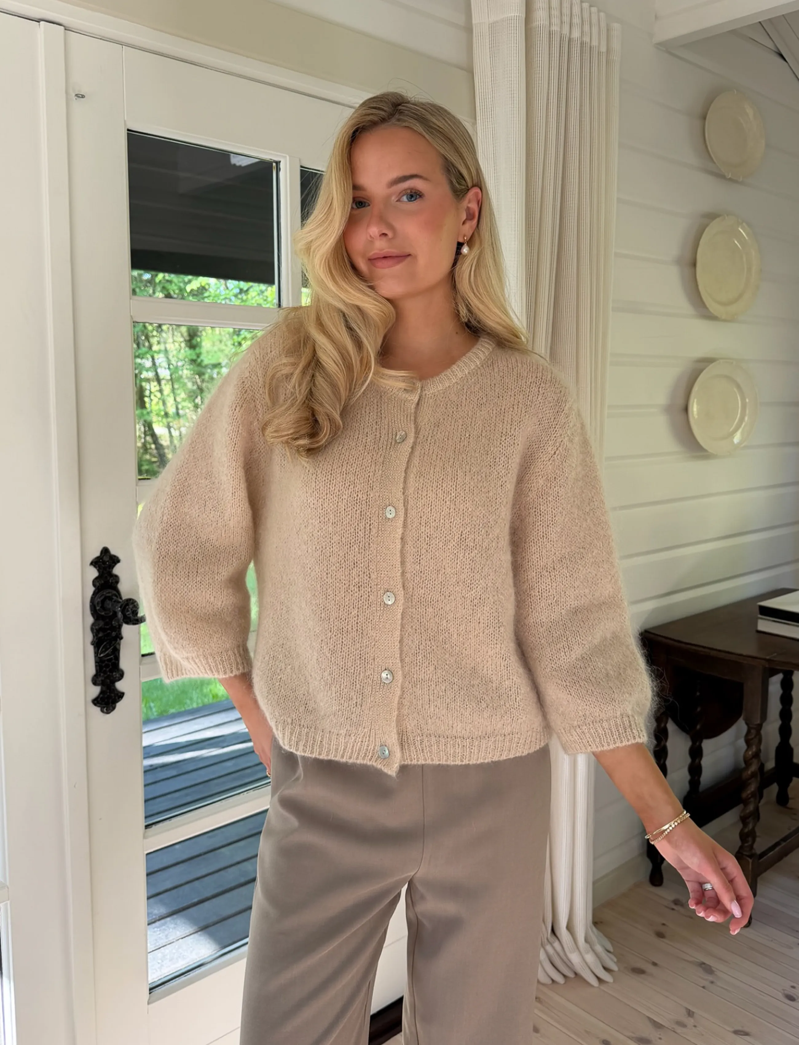 BYIC IdaIC 3/4 Cardigan - BYIC - BEIGE / beige