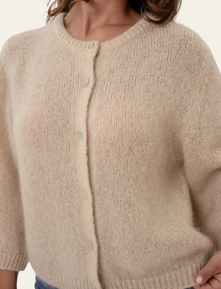 BYIC - IdaIC 3/4 Cardigan - strickjacken - beige - 5