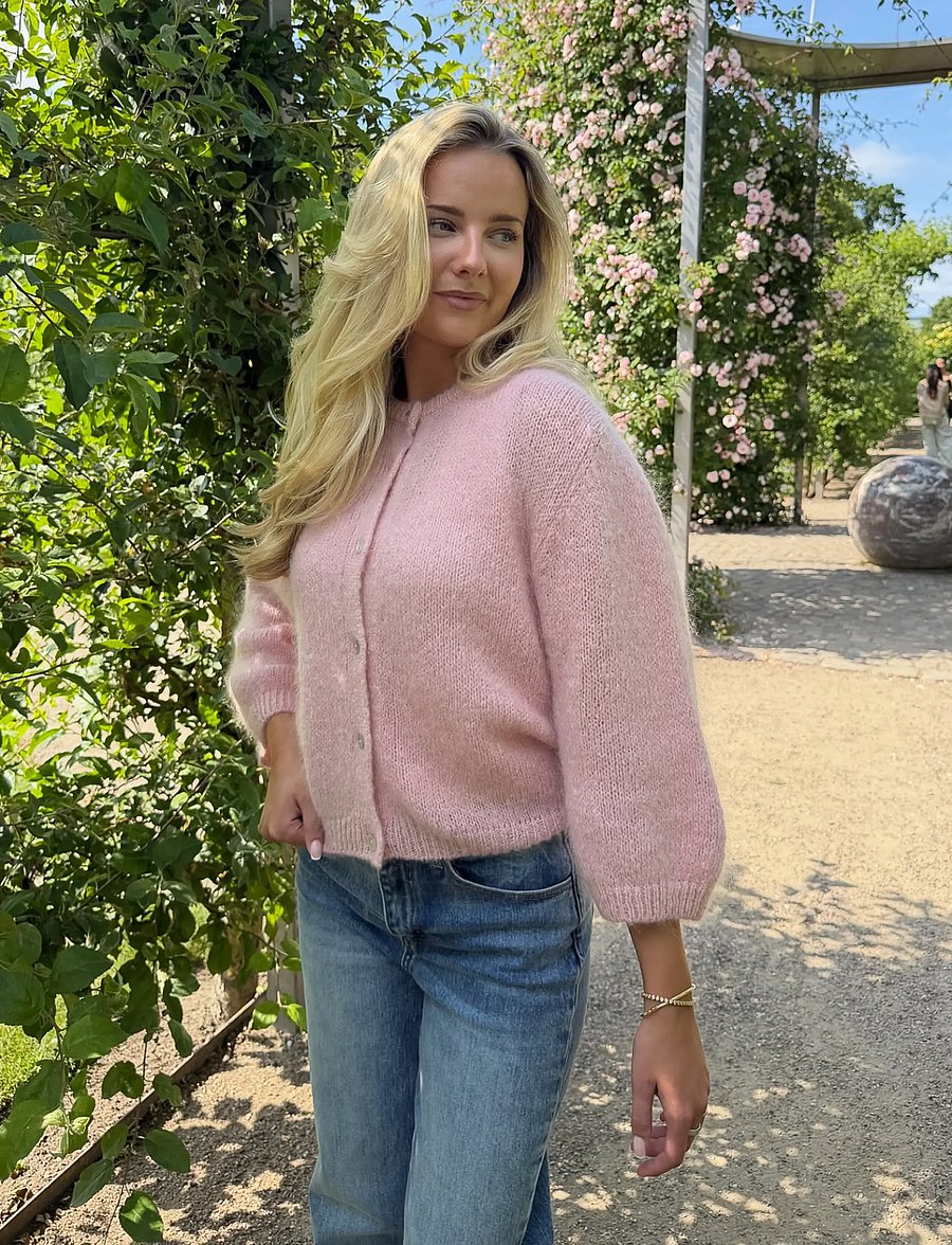 BYIC - IdaIC 3/4 Cardigan - strickjacken - light pink - 0