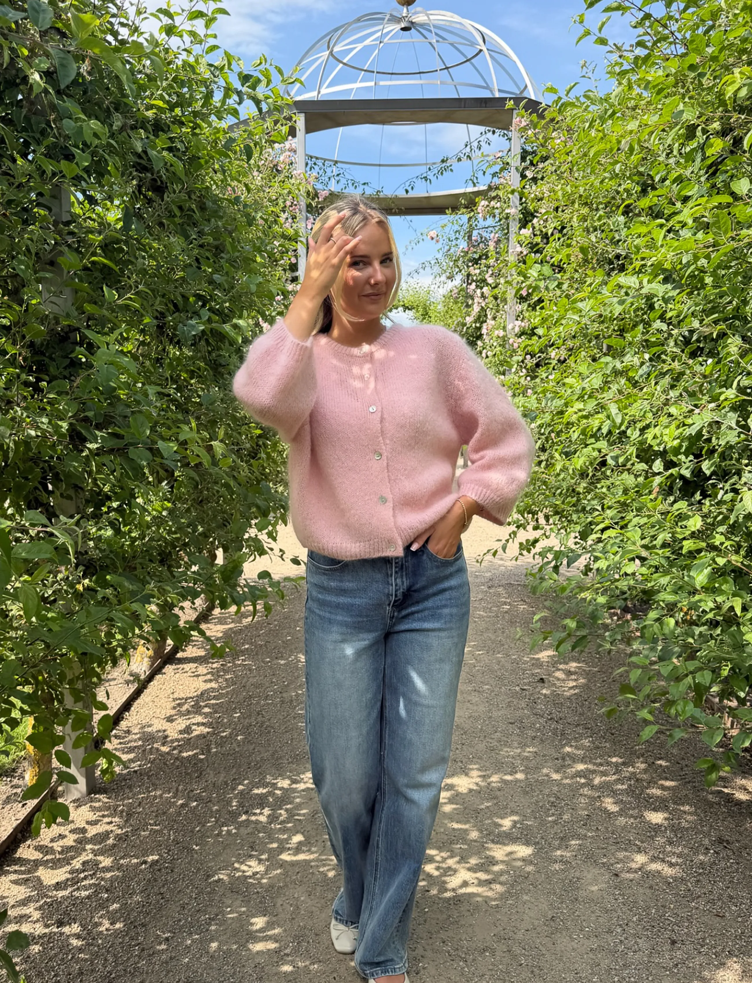 BYIC - IdaIC 3/4 Cardigan - strickjacken - light pink - 3