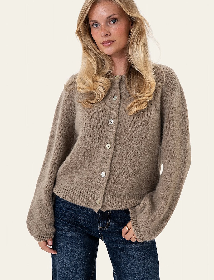 BYIC - MelinaIC Cardigan - strickjacken - greige - 0