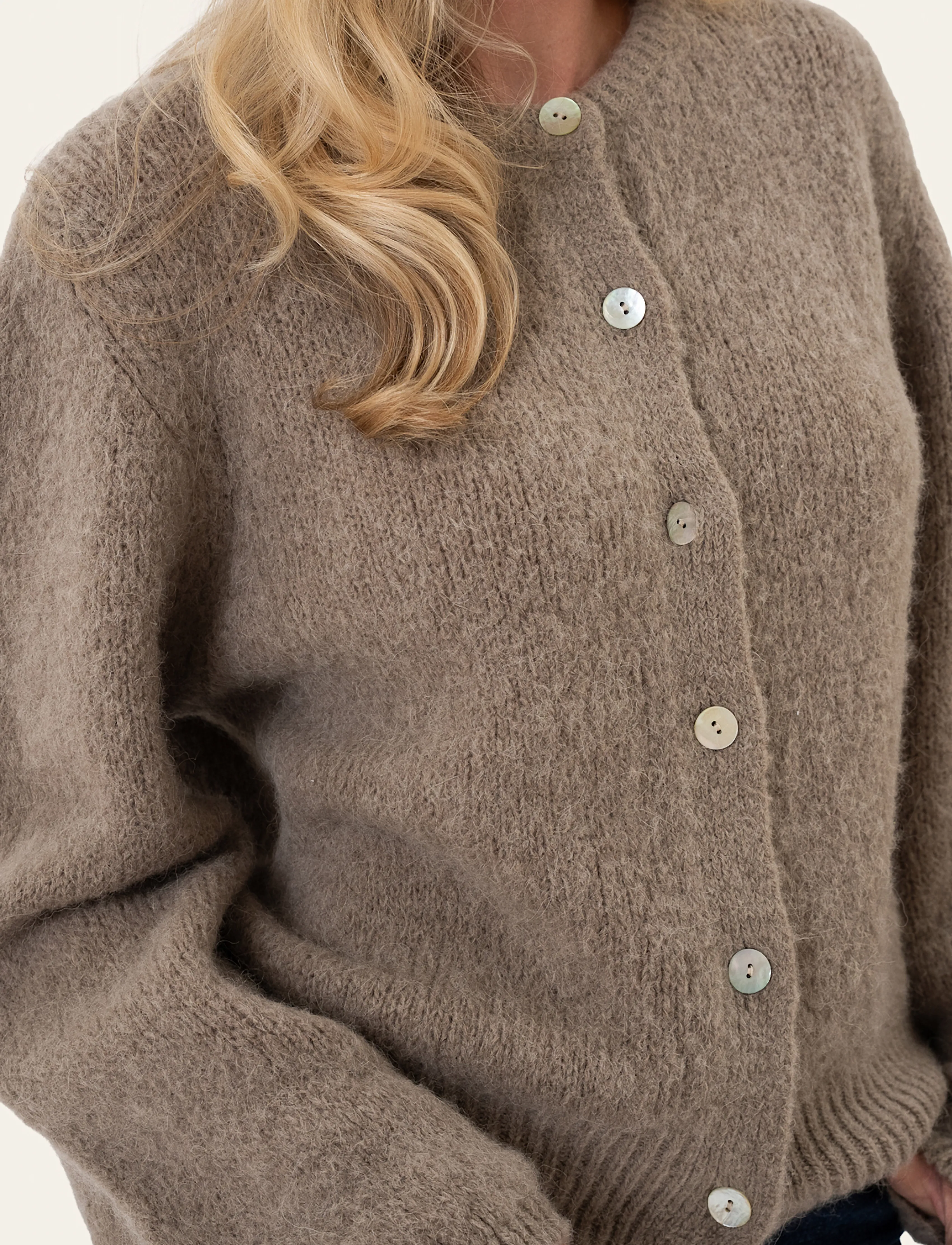 BYIC - MelinaIC Cardigan - strickjacken - greige - 5