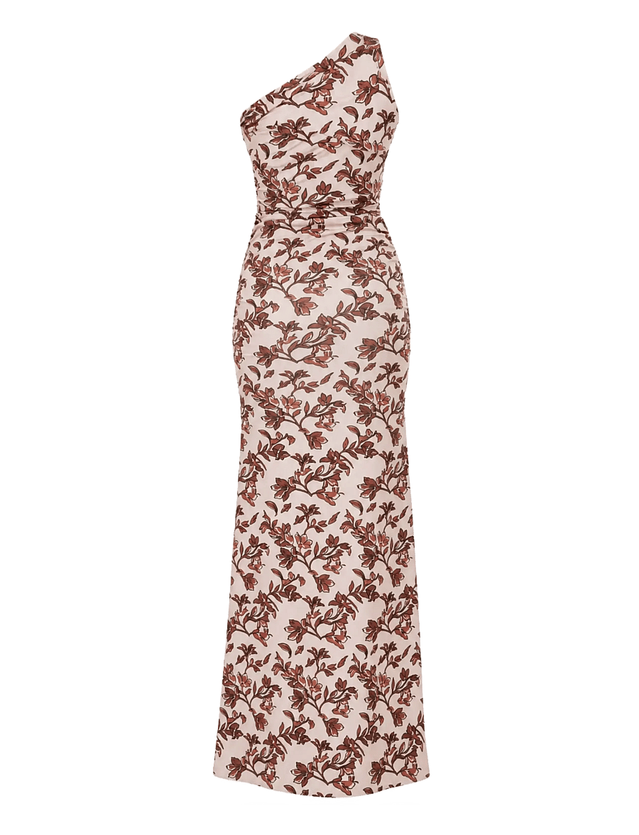 BYIC - AndreaIC Maxi Dress - Õhtukleidid - brown flower print - 2