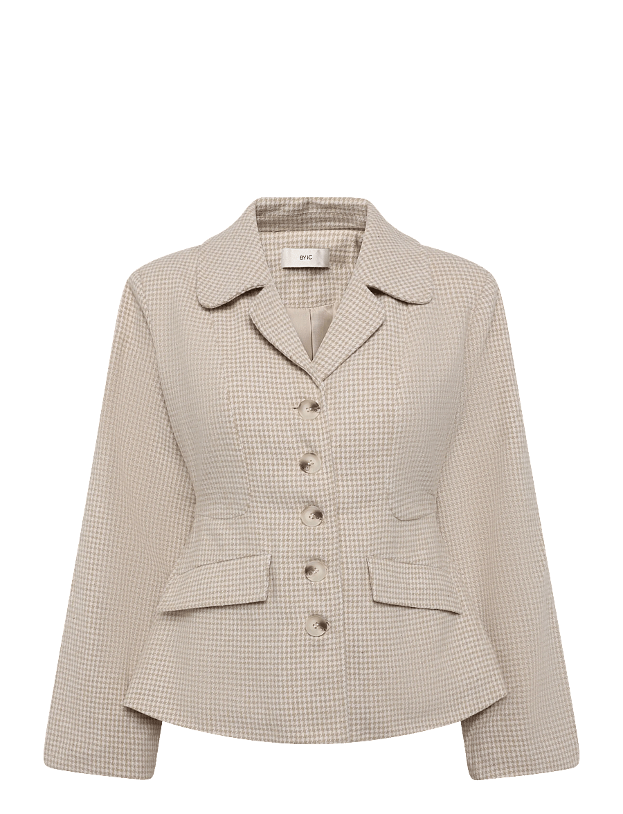BYIC - StineIC Blazer - einreihige blazer - beige checks - 1