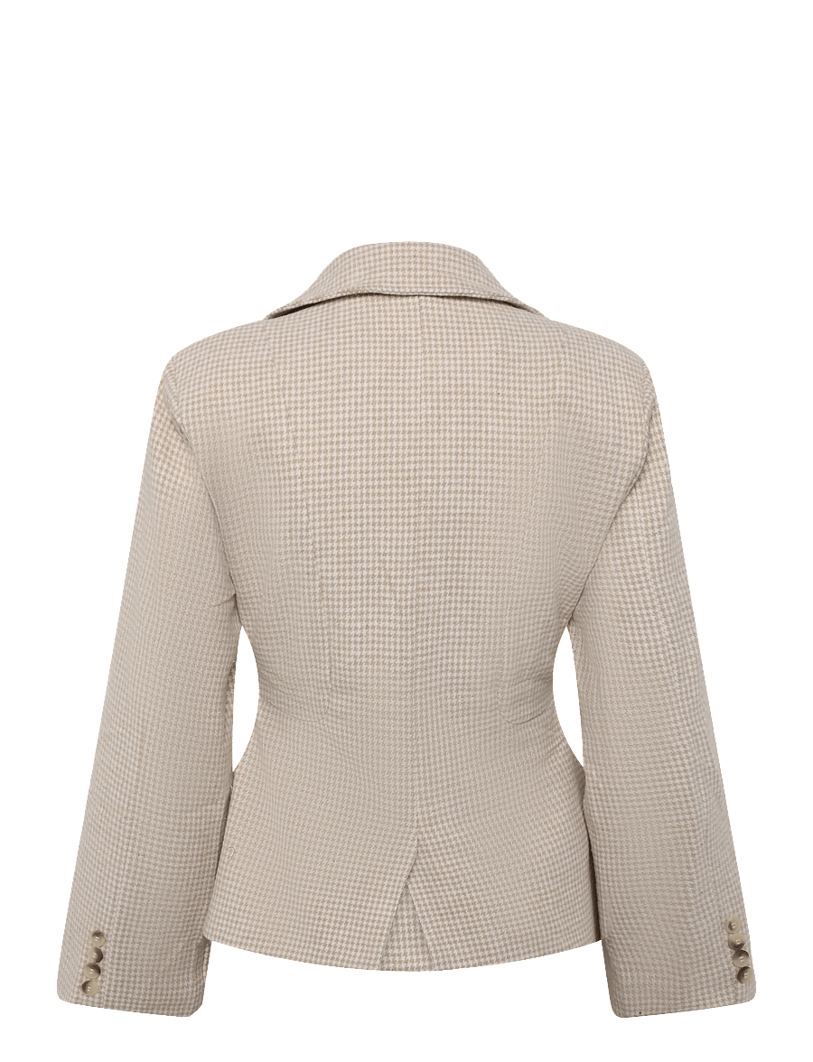 BYIC - StineIC Blazer - einreihige blazer - beige checks - 2