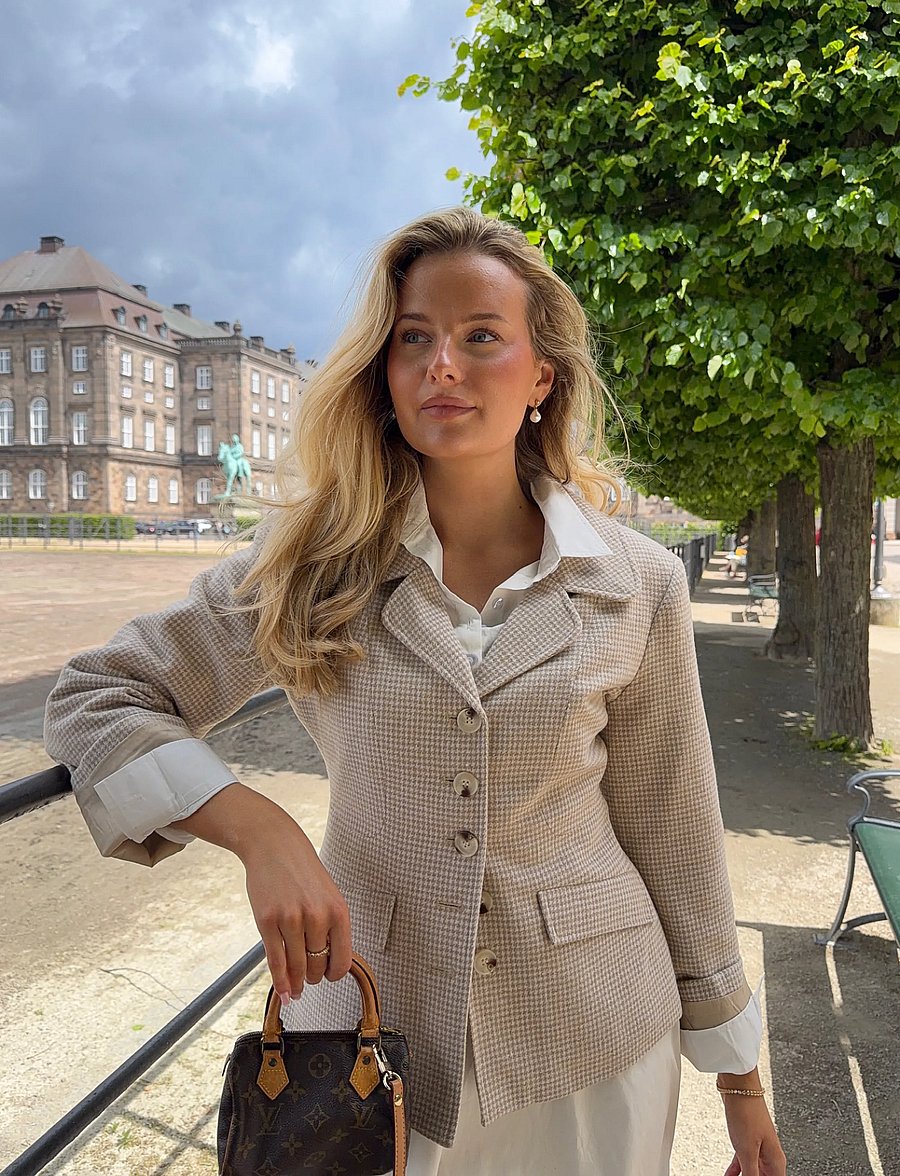 BYIC - StineIC Blazer - einreihige blazer - beige checks - 0