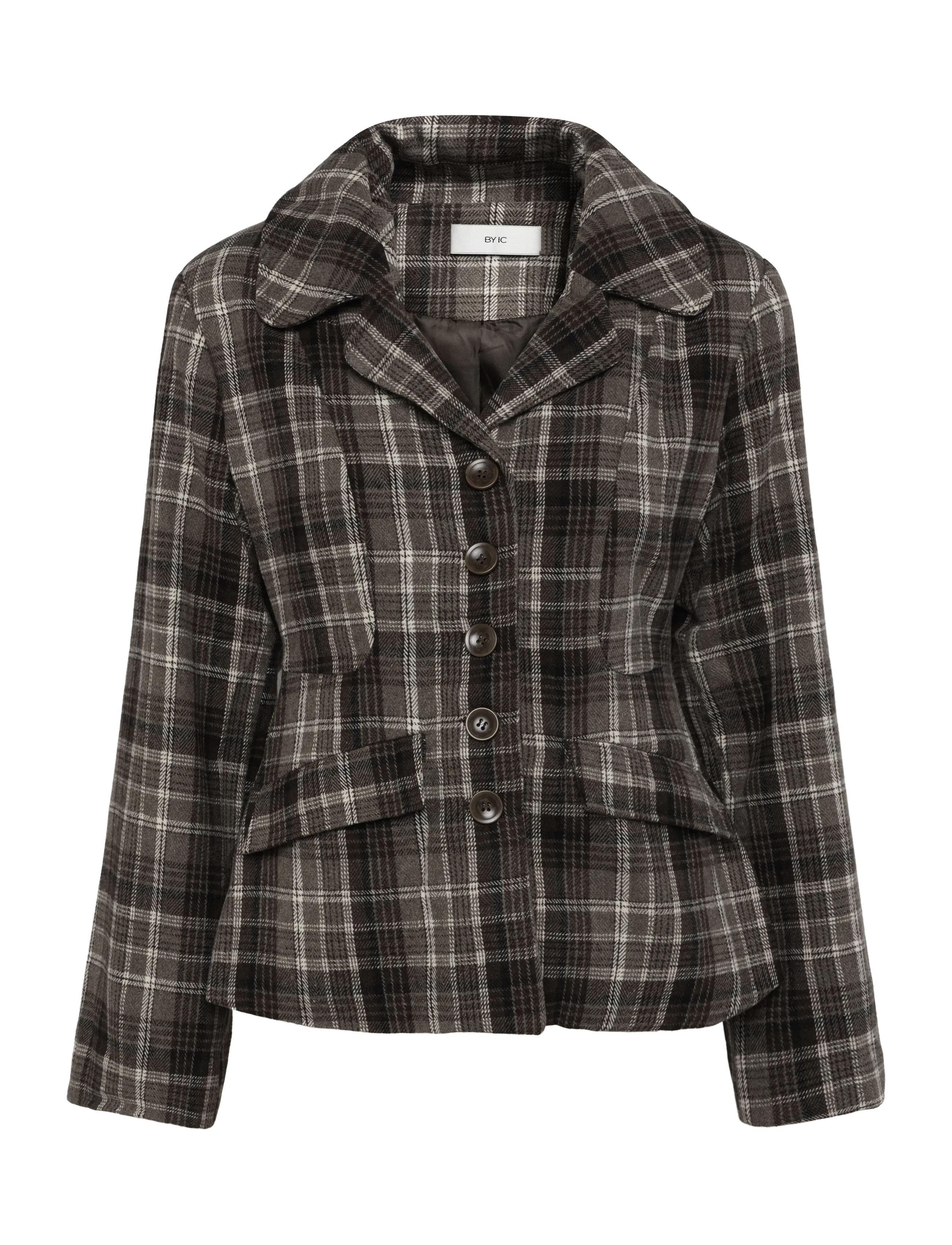 BYIC StineIC Blazer - Blazere - BROWN HERITAGE CHECKS / brown