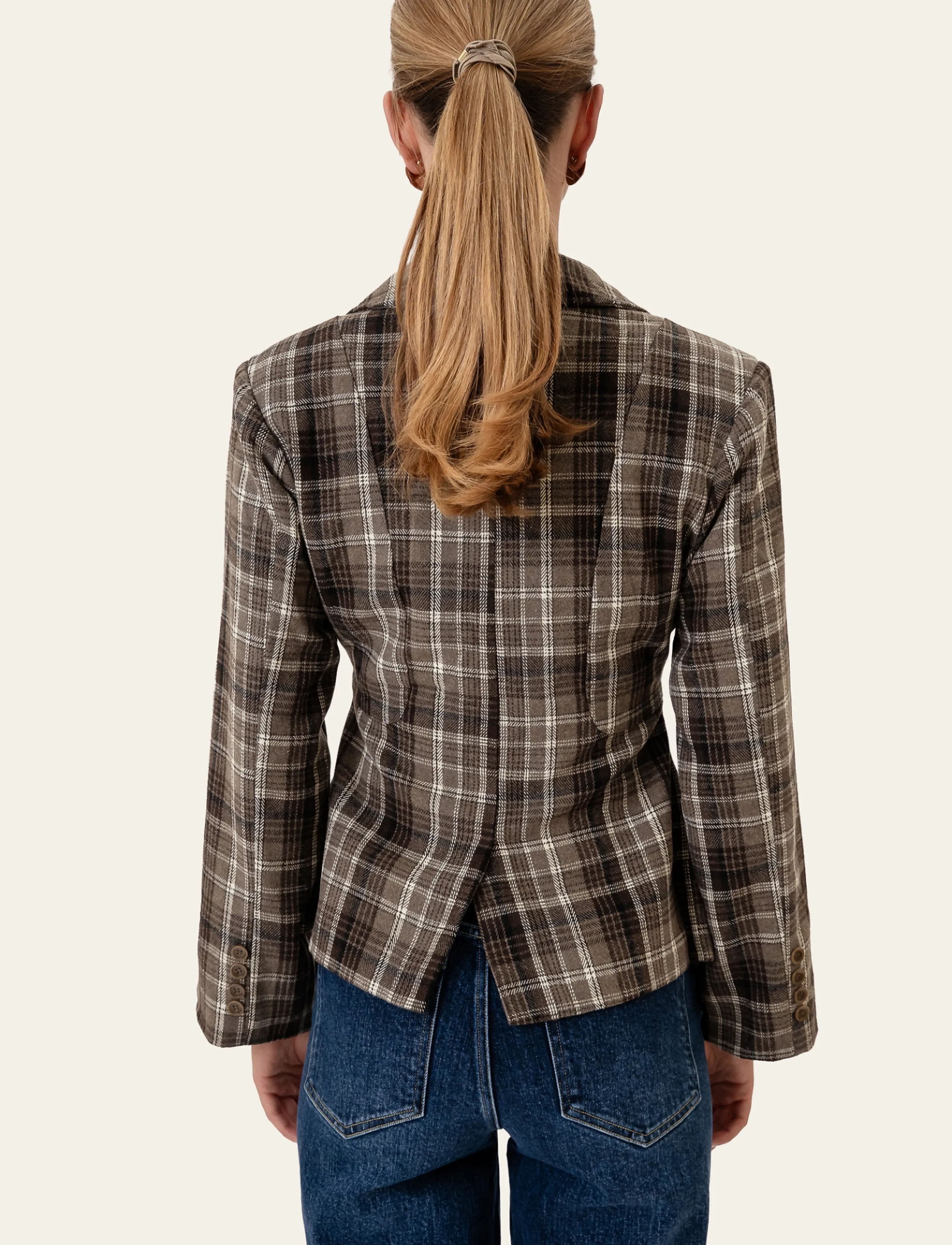 BYIC - StineIC Blazer - einreihige blazer - brown heritage checks - 4