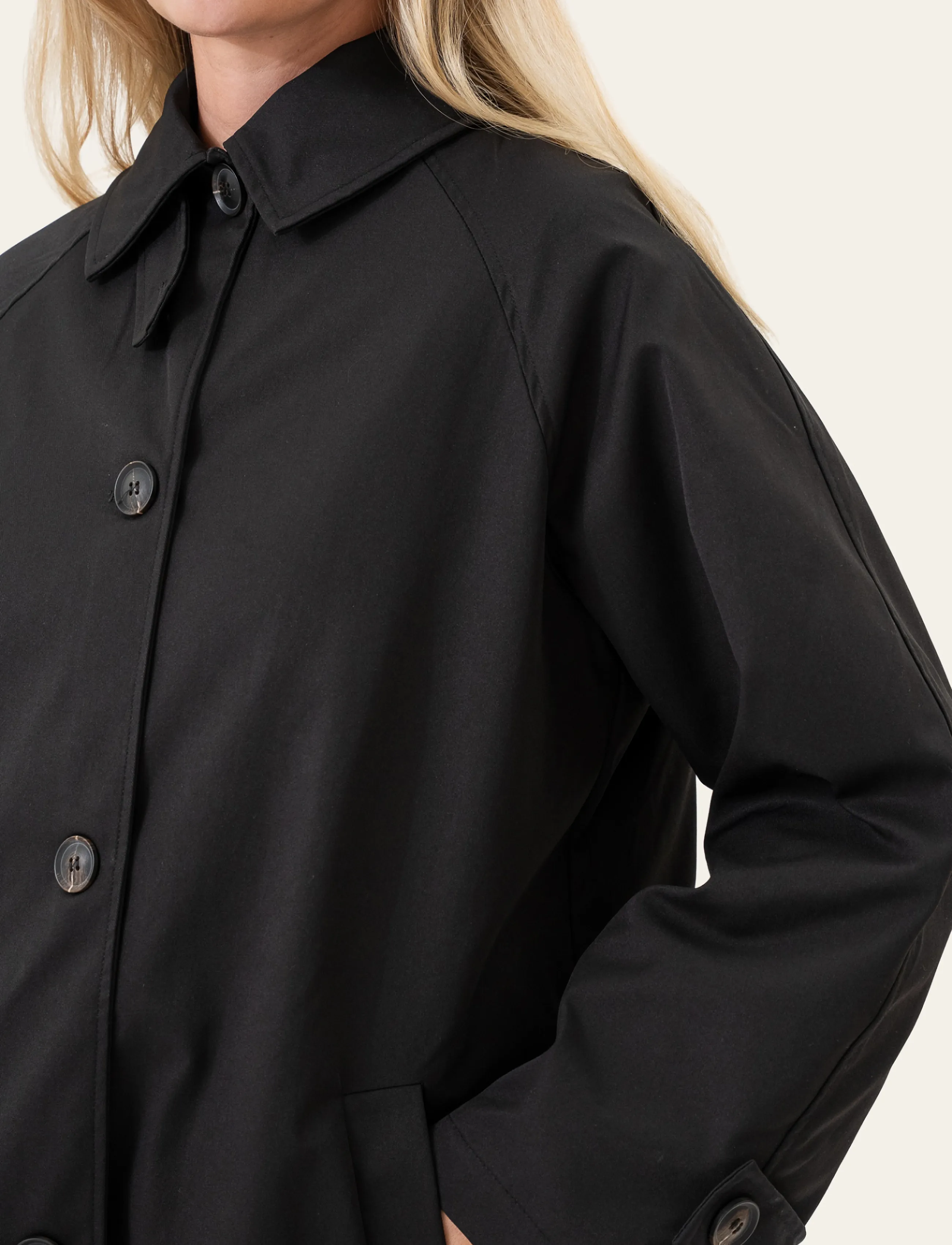 BYIC - AvaIC Trenchcoat - trench coats - black - 5