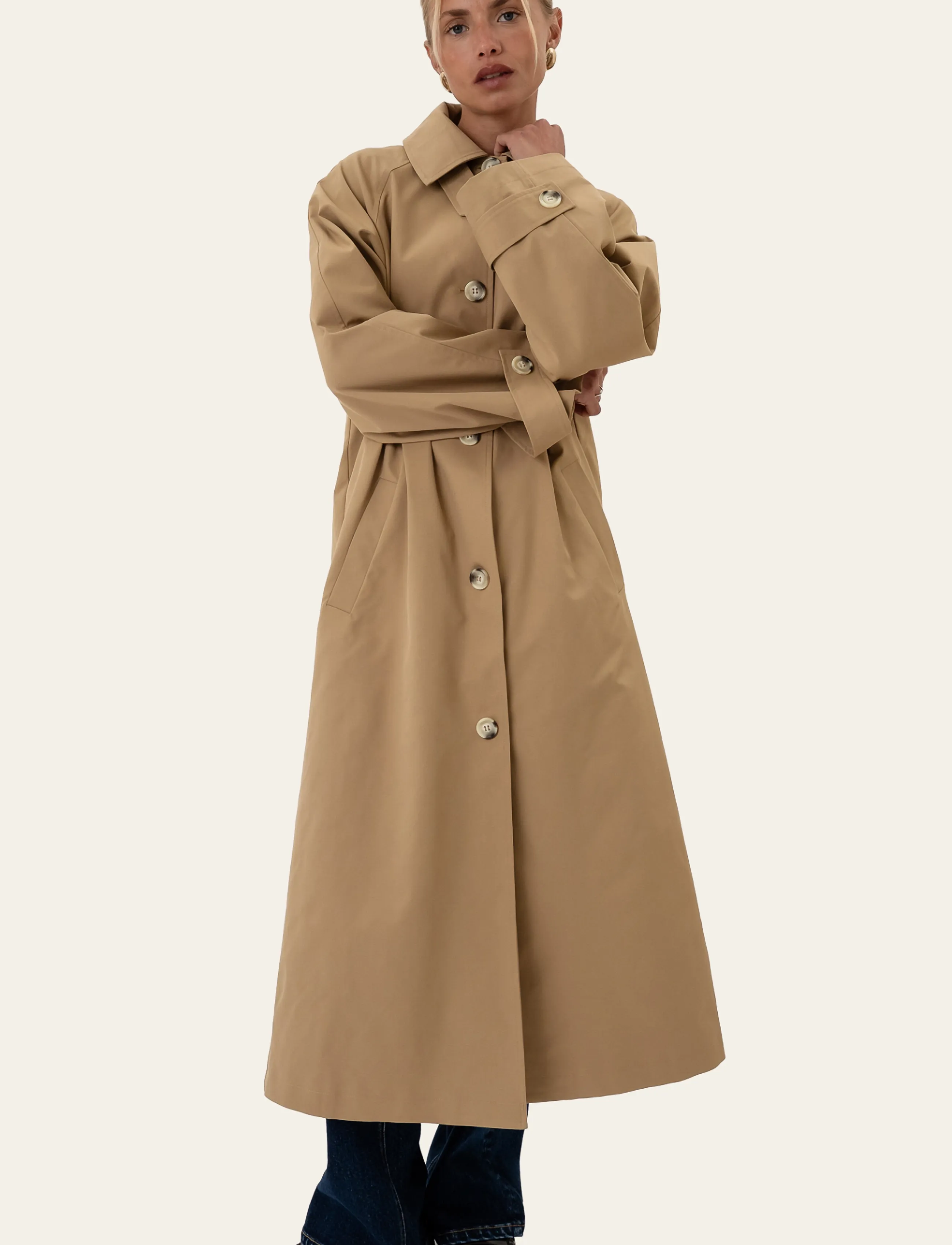 BYIC AvaIC Trenchcoat - Joped ja mantlid - CAMEL / beige