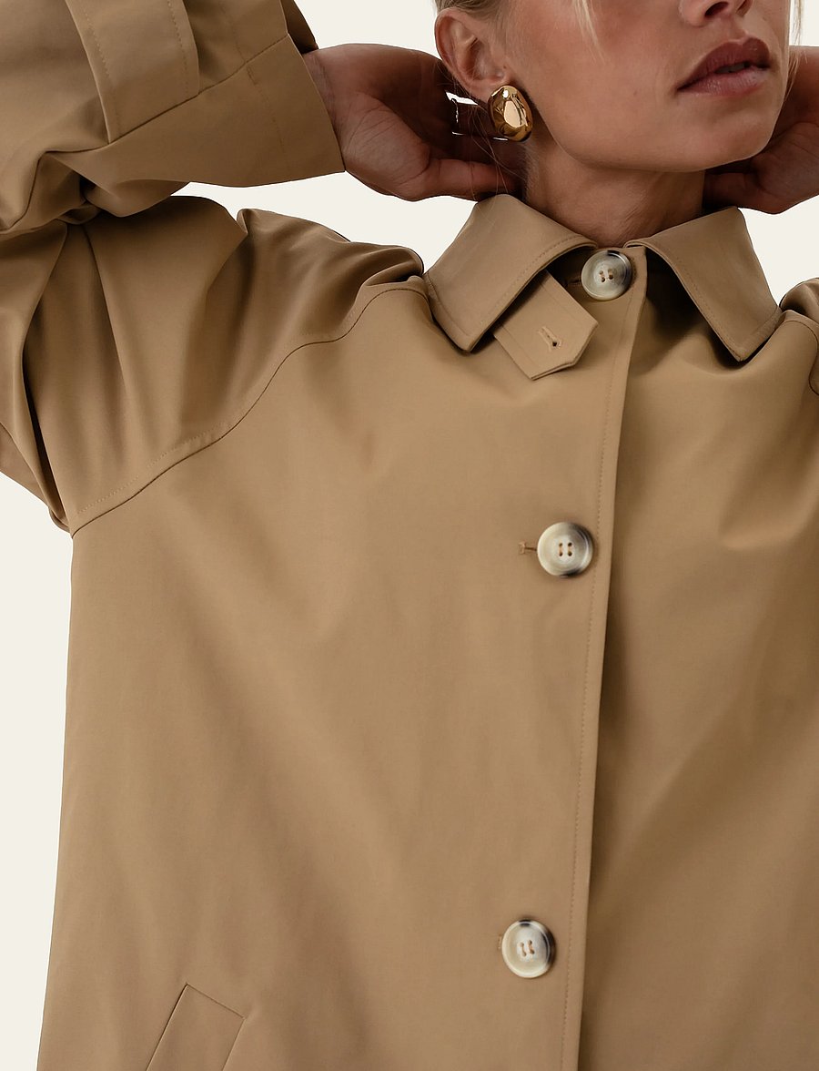 BYIC - AvaIC Trenchcoat - trenchcoats - camel - 5