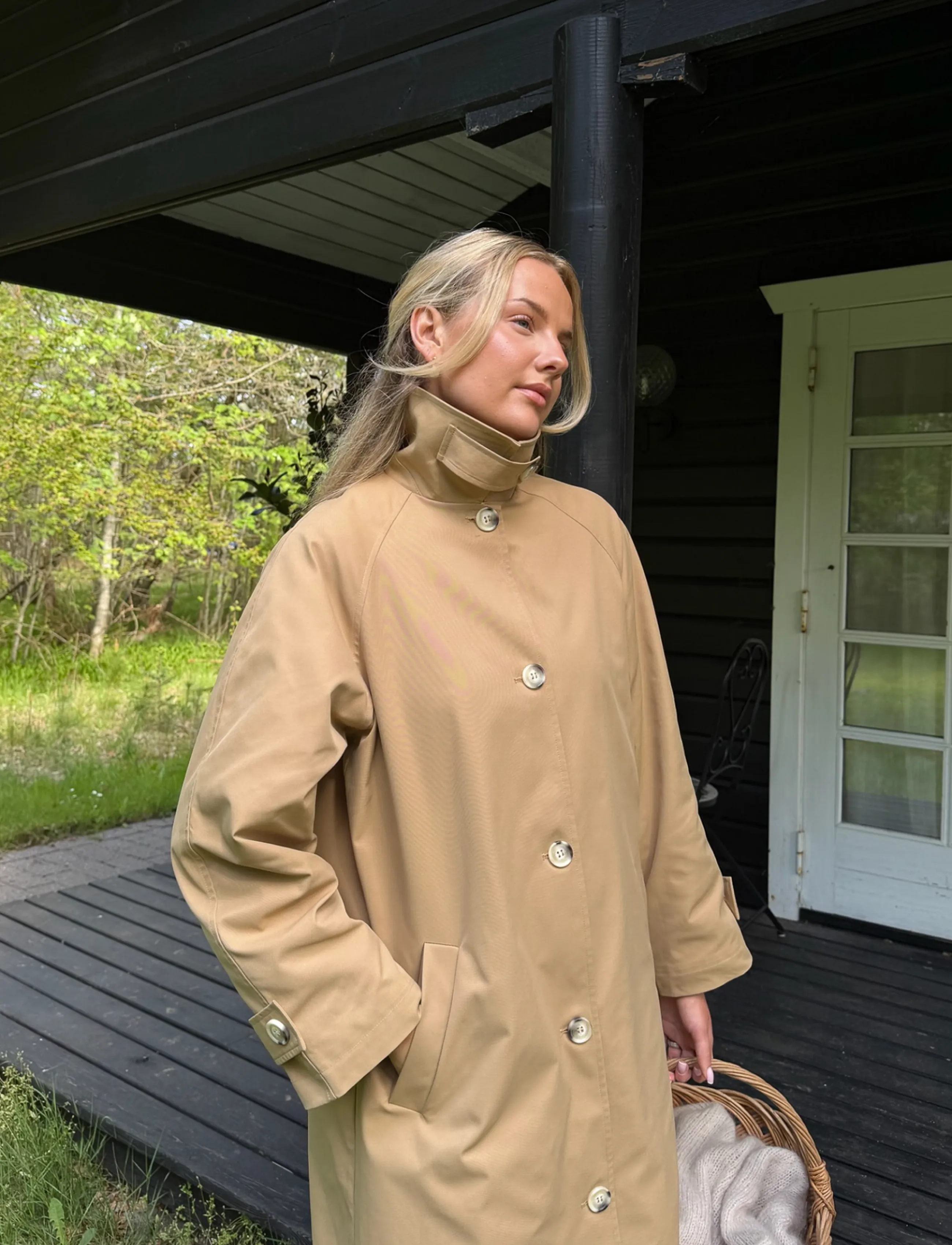 BYIC - AvaIC Trenchcoat - vihmamantlid - camel - 3