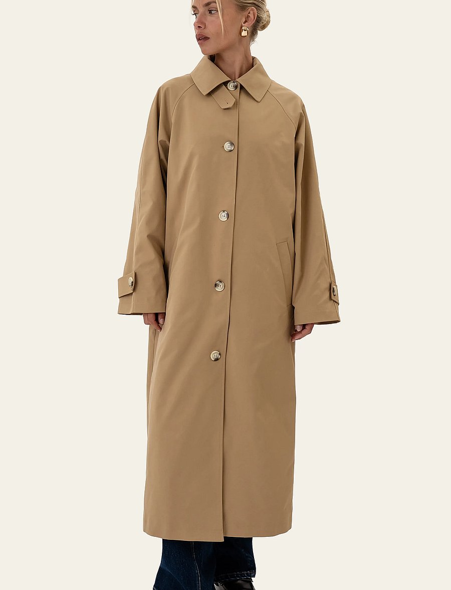 BYIC - AvaIC Trenchcoat - trenchcoats - camel - 0