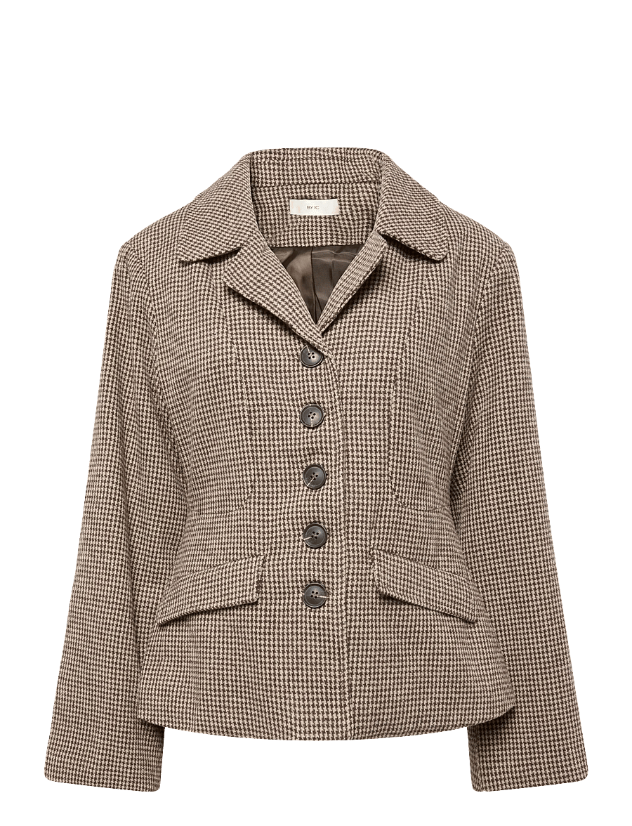BYIC - VeraIC Trenchcoat - leichte mäntel - brown checks - 0