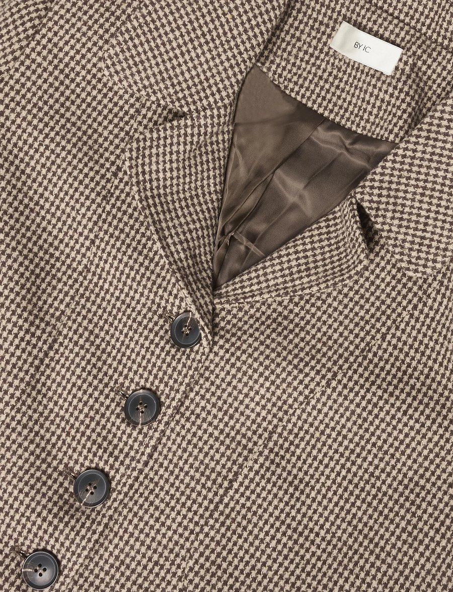 BYIC - VeraIC Trenchcoat - leichte mäntel - brown checks - 2