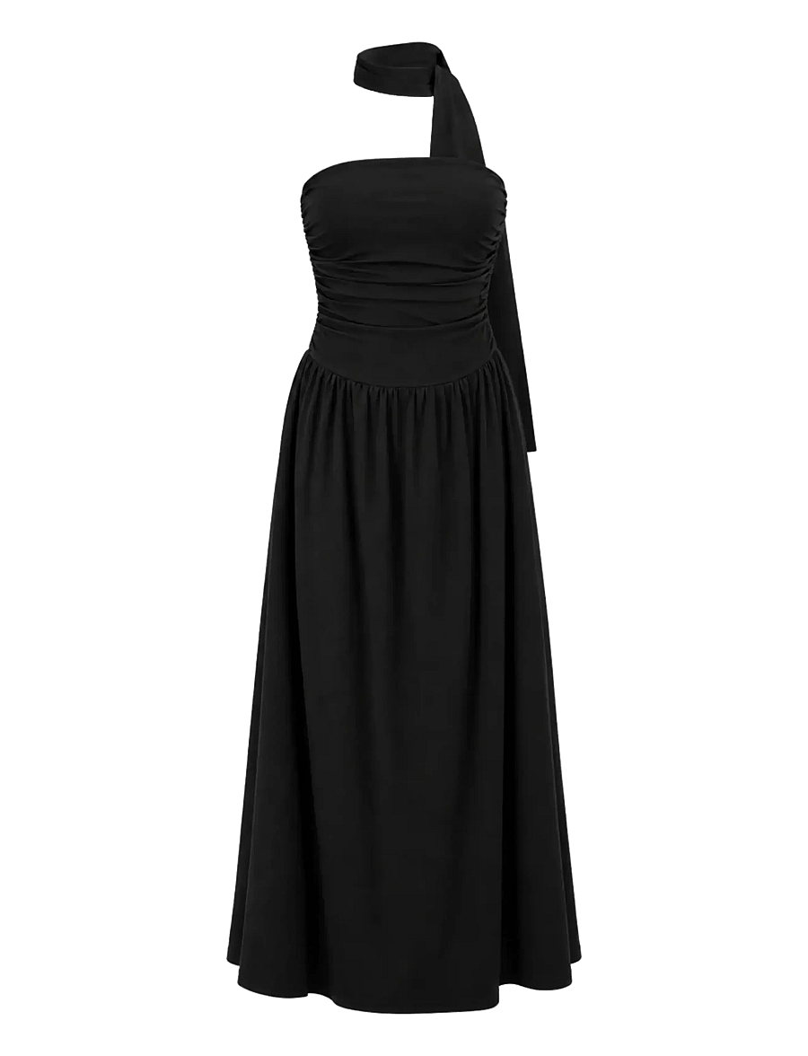 BYIC - AstridIC Long Dress - maksikleidid - black - 1