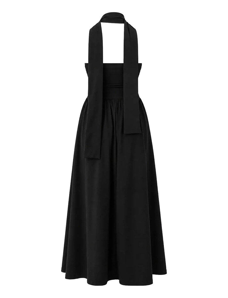 BYIC - AstridIC Long Dress - maksikleidid - black - 2