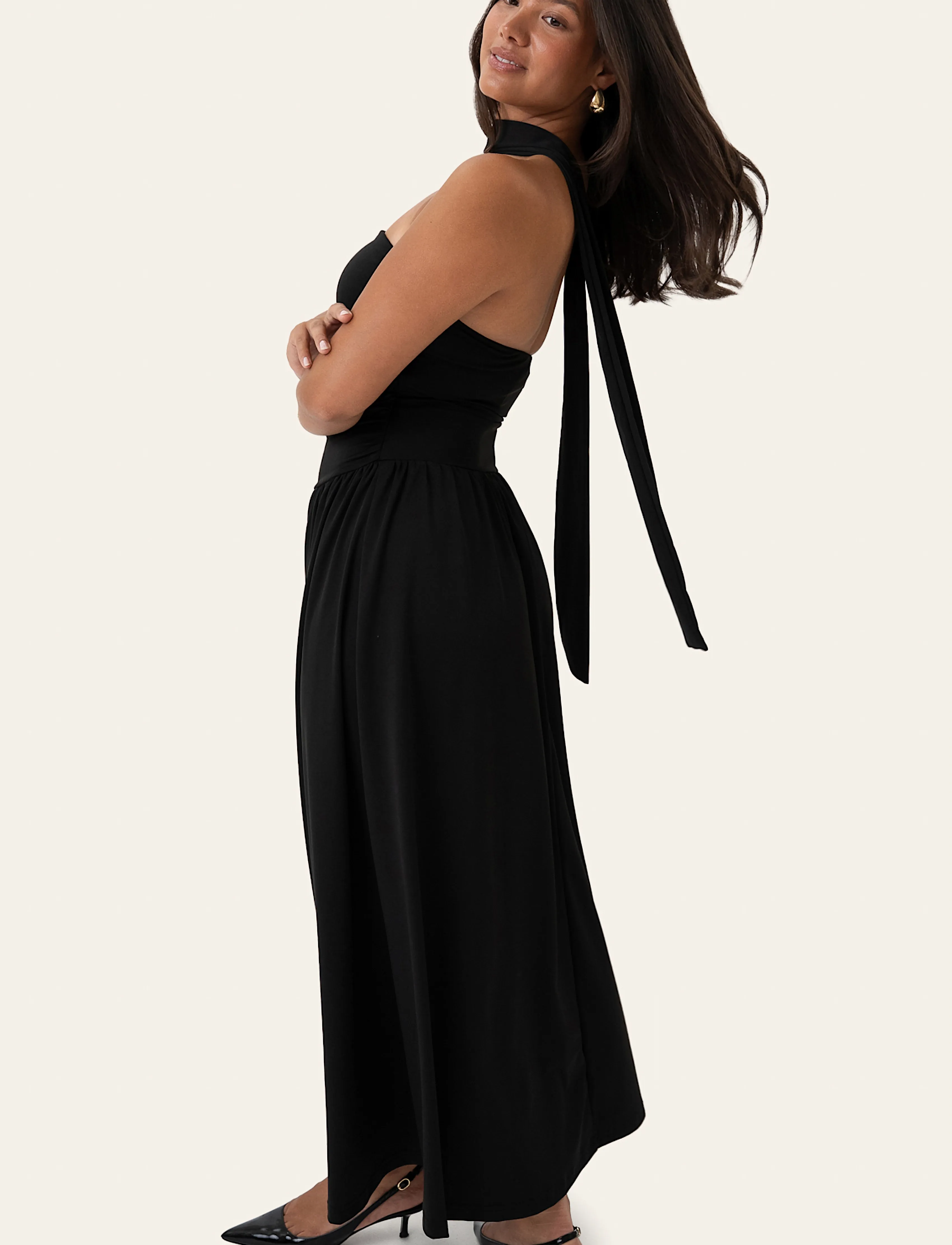 BYIC - AstridIC Long Dress - maksikleidid - black - 4