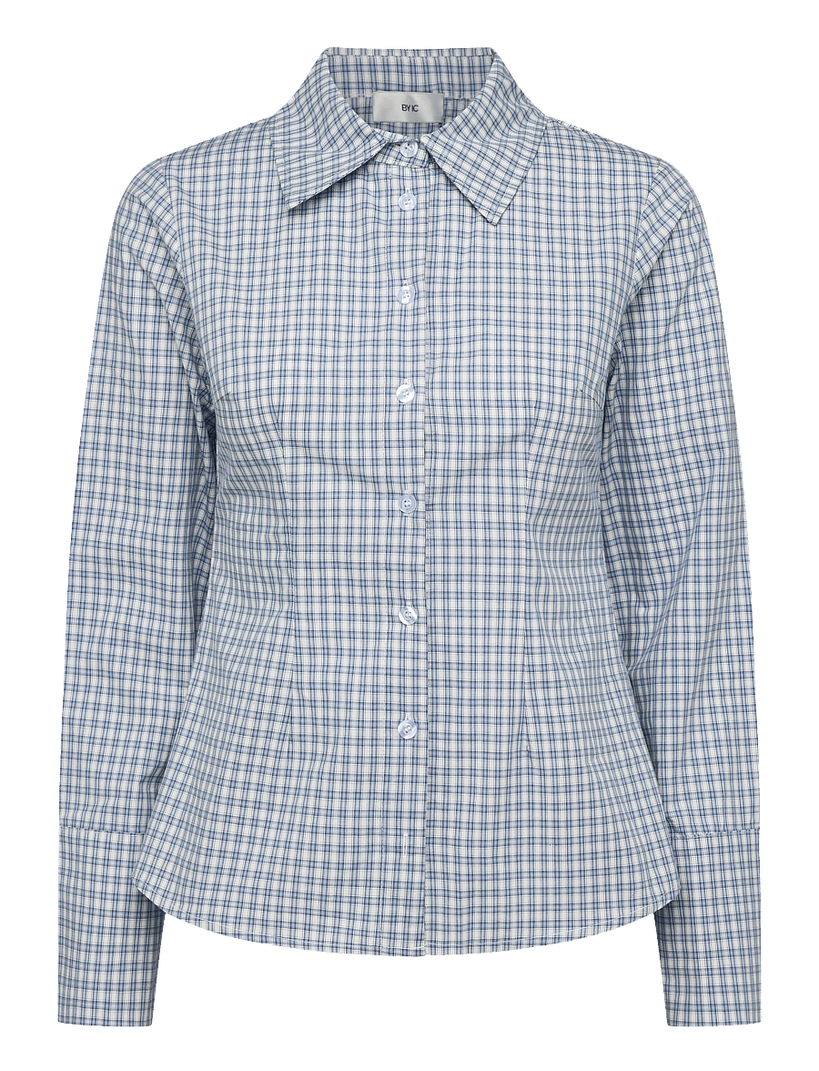 BYIC - SiljeIC Shirt - langärmlige hemden - blue checks - 1