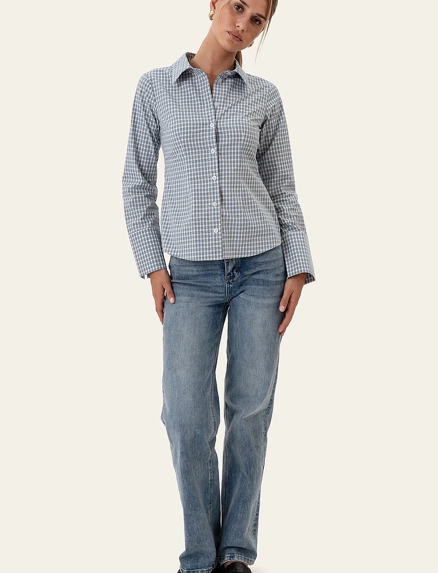 BYIC - SiljeIC Shirt - langärmlige hemden - blue checks - 0