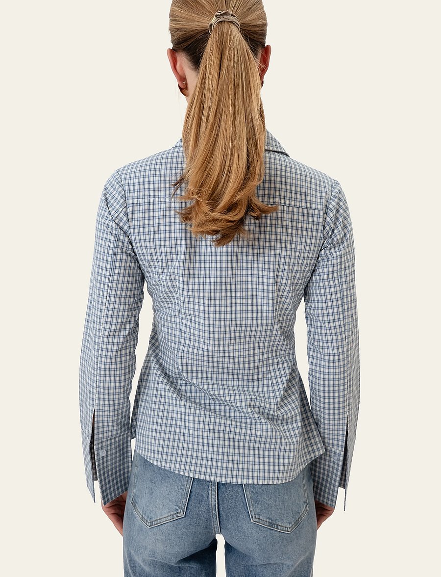 BYIC - SiljeIC Shirt - langärmlige hemden - blue checks - 4