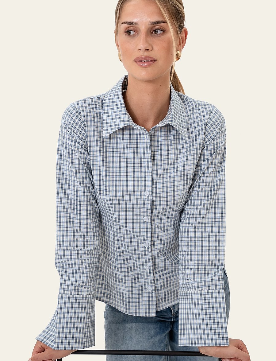 BYIC - SiljeIC Shirt - langärmlige hemden - blue checks - 5