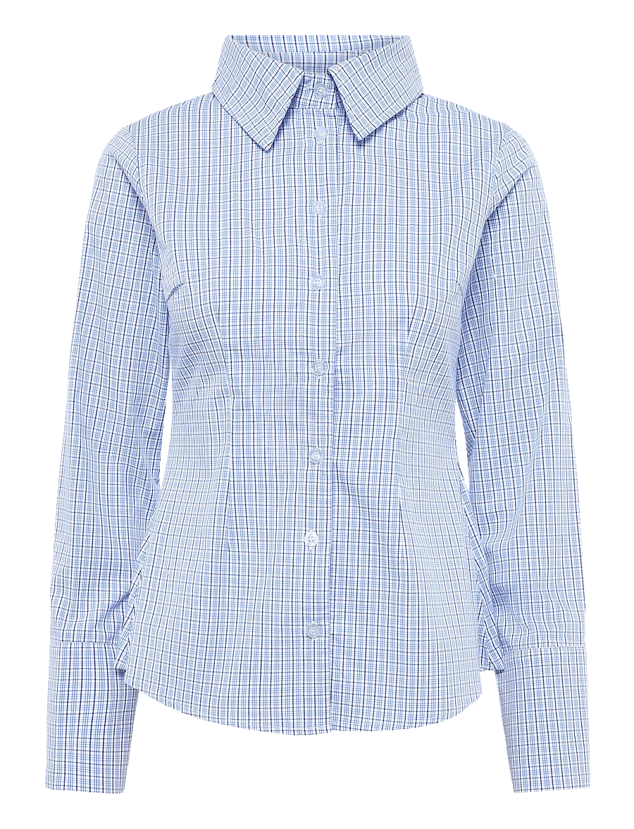 BYIC - SiljeIC Shirt - langärmlige hemden - blue white checks - 1