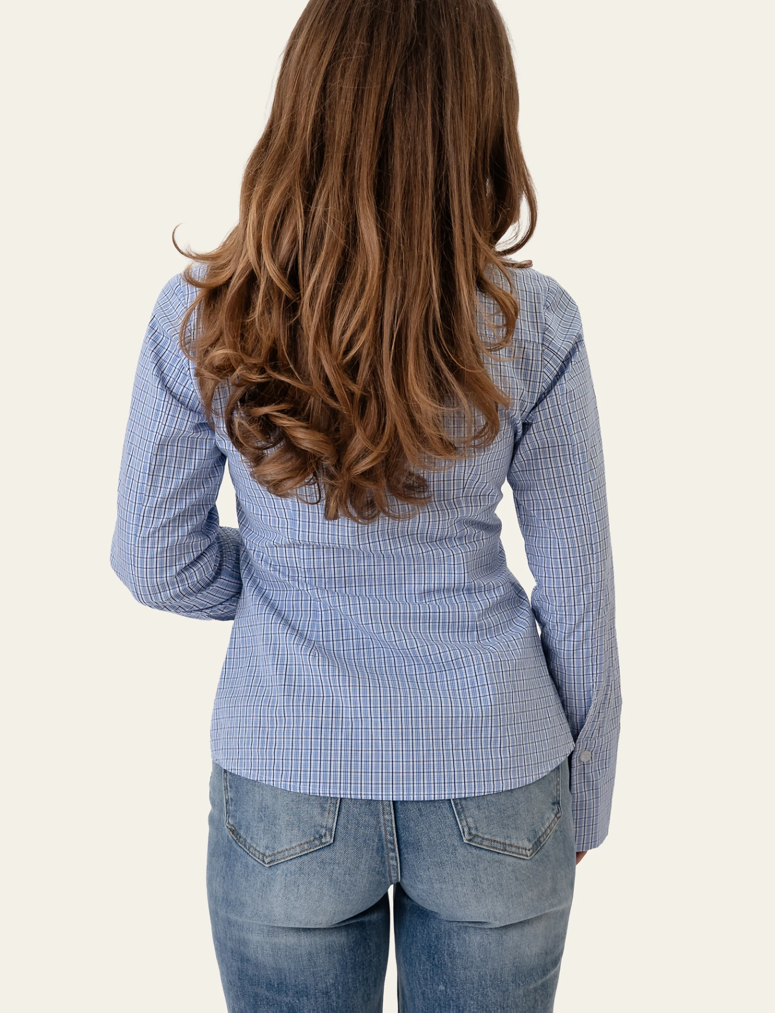 BYIC - SiljeIC Shirt - langærmede skjorter - blue white checks - 3