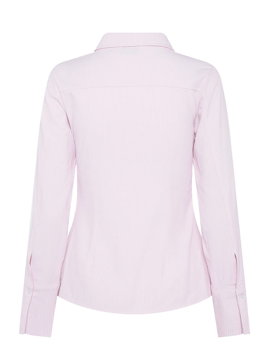 BYIC - SiljeIC Shirt - pikkade varrukatega särgid - pink white stripes - 1