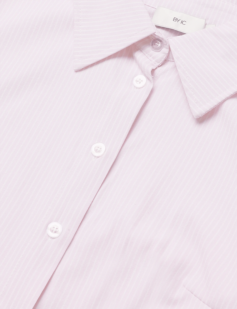 BYIC - SiljeIC Shirt - pikkade varrukatega särgid - pink white stripes - 4